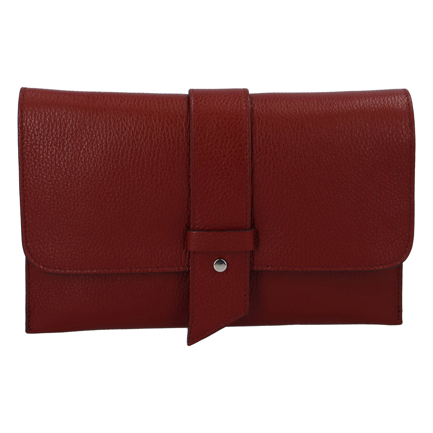 Luxusná dámska kabelka tmavo červená - ItalY Brother