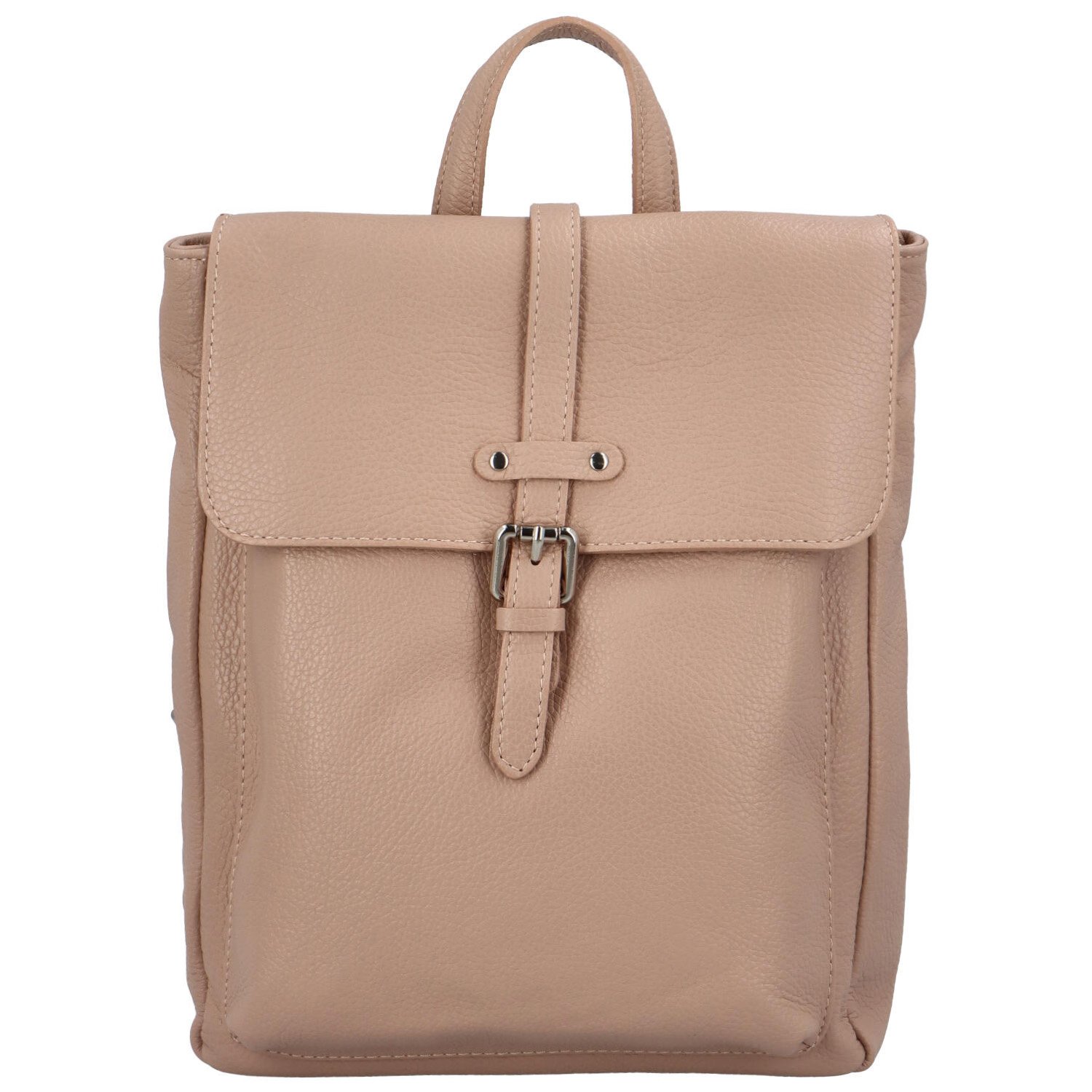 Dámsky kožený batôžtek bledoružový - ItalY Oktens
