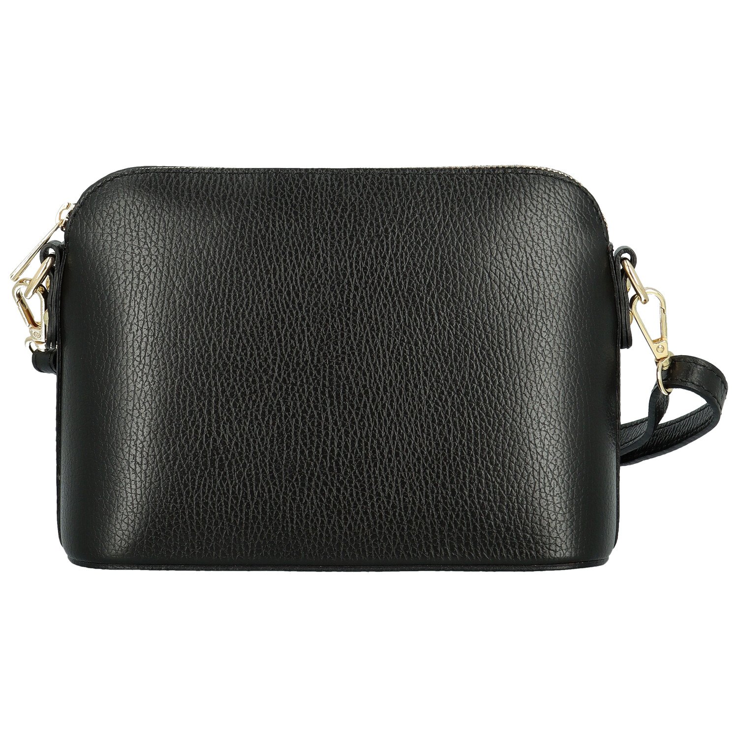 Dámska kožená crossbody kabelka čierna - Delami Jeffrey new