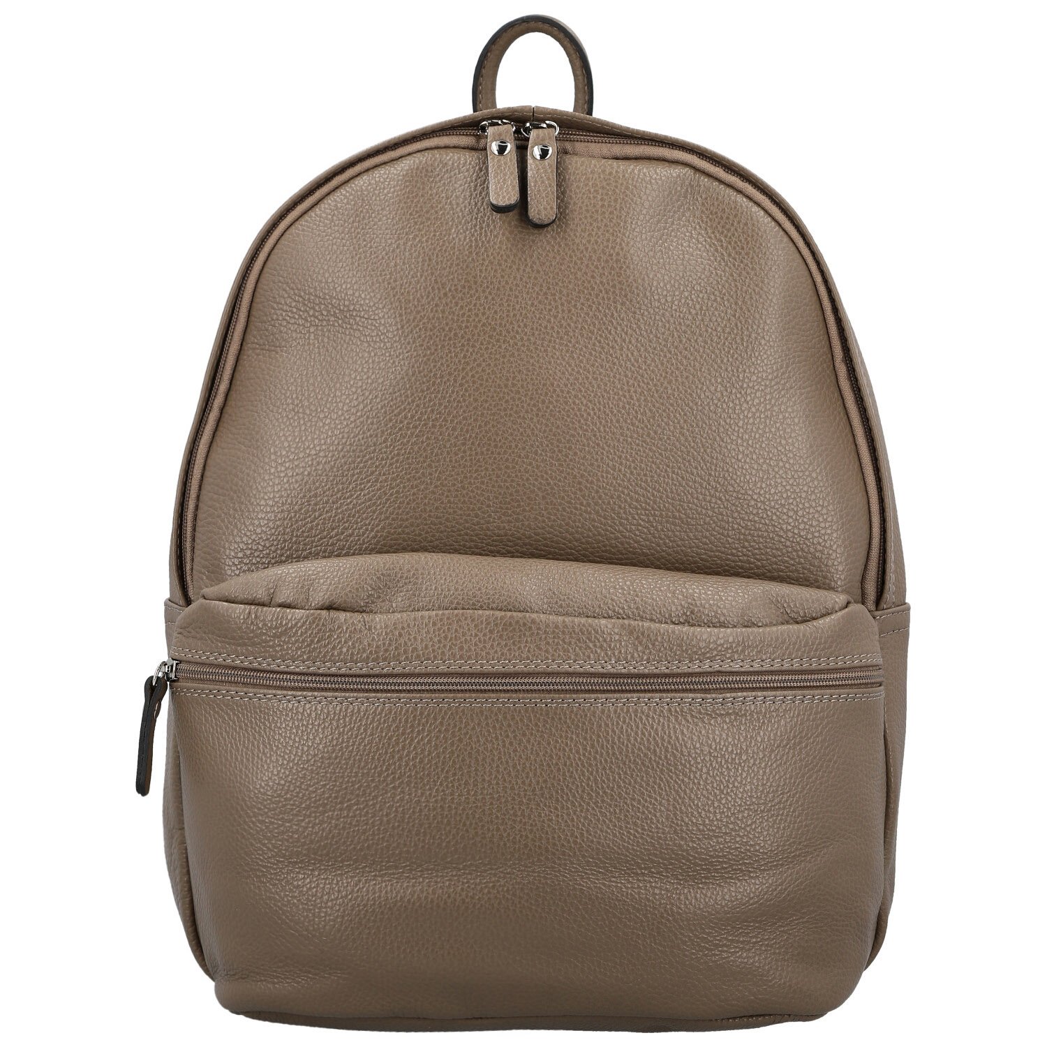 Dámsky kožený batoh taupe - Delami Vera Pelle Archie