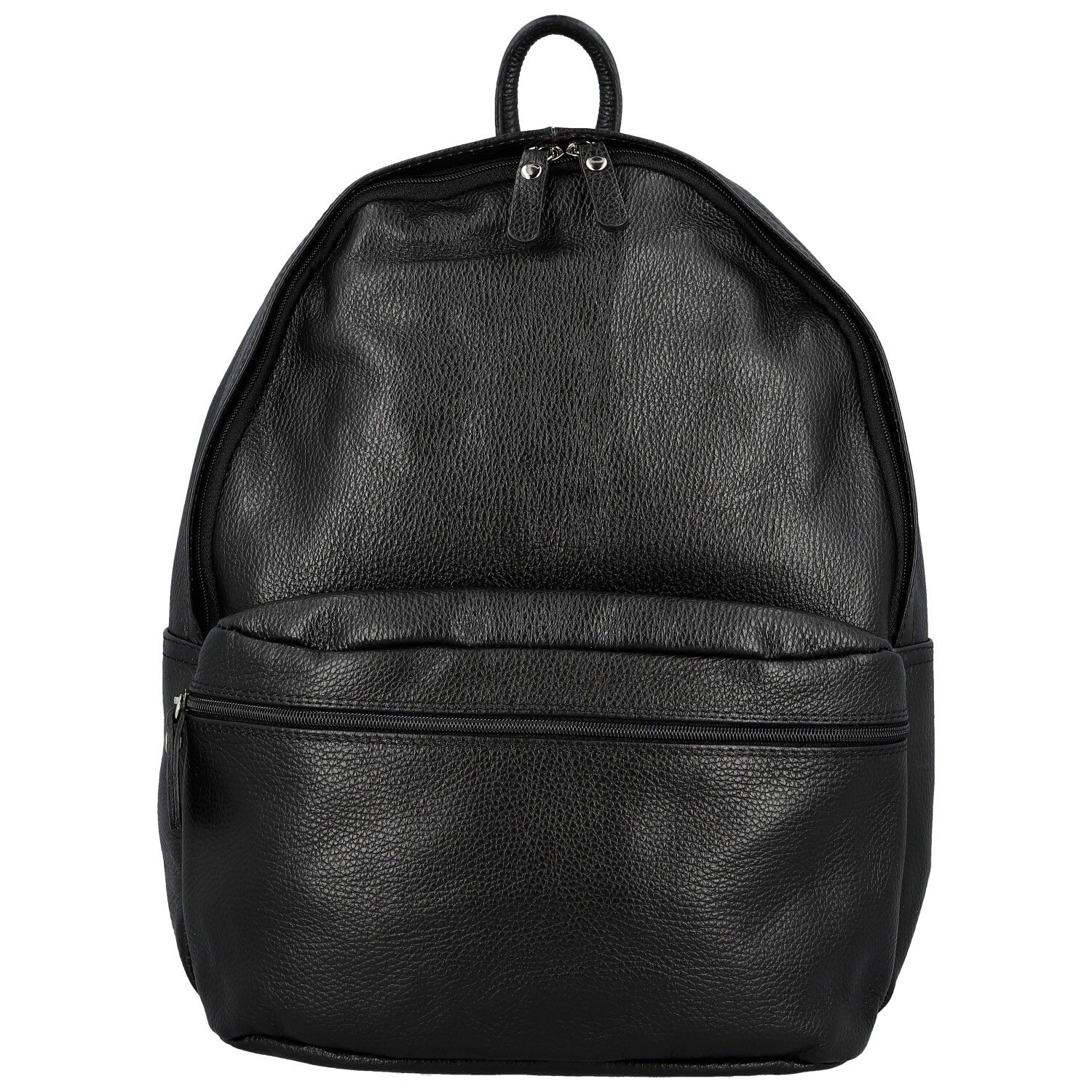 Dámsky kožený batoh čierny - Delami Vera Pelle Archie