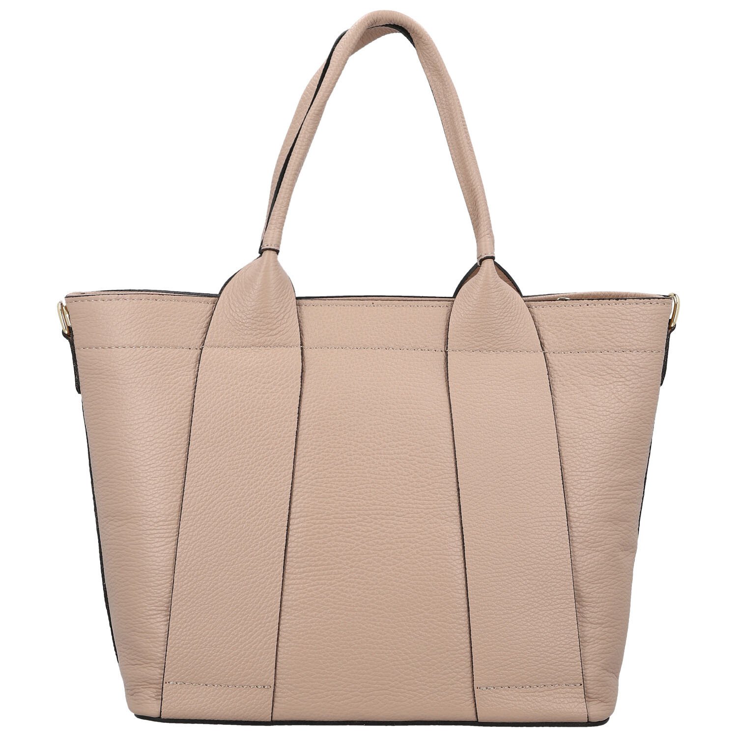 Dámska kožená kabelka na rameno ružová - Delami Vera Pelle Nadiya