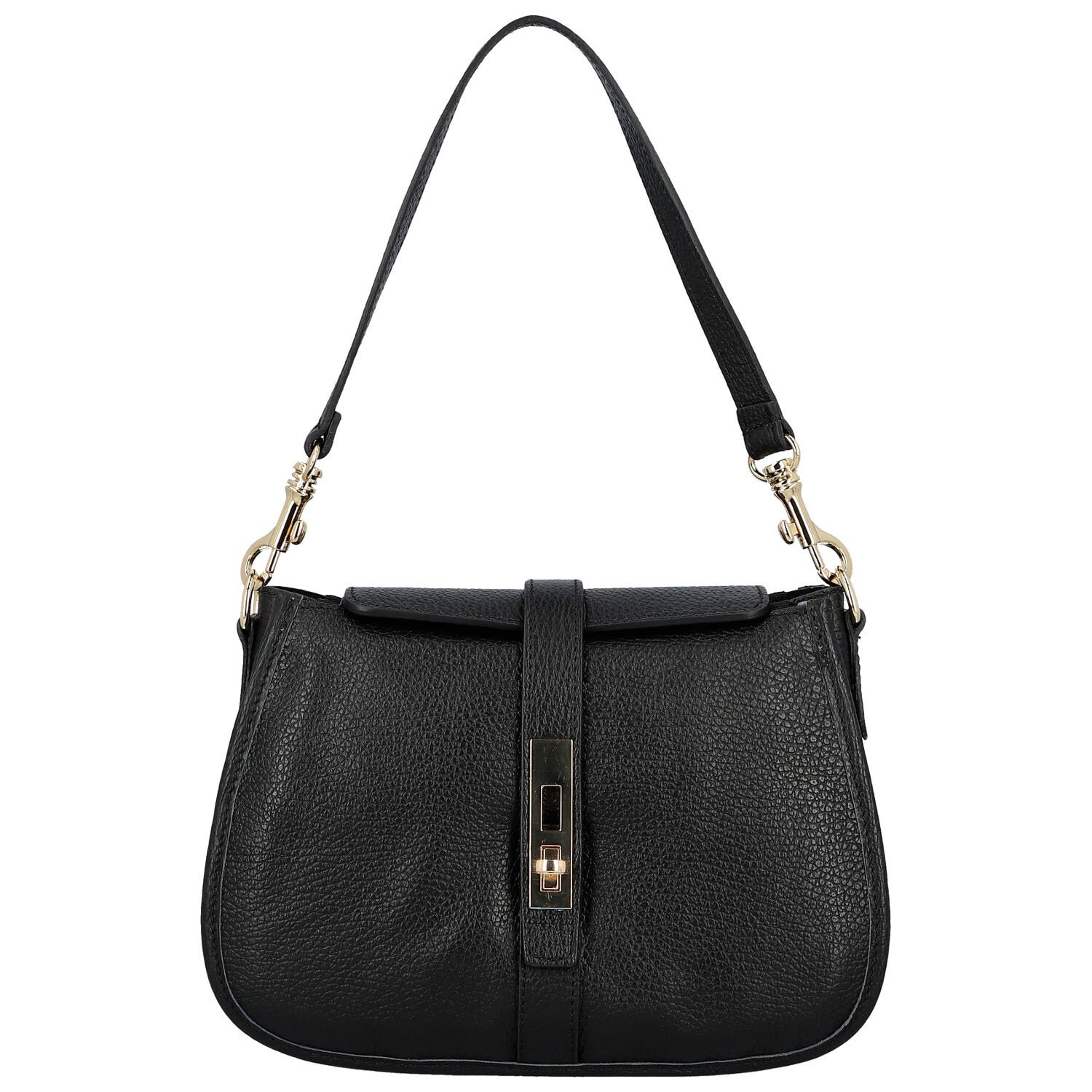 Dámska kabelka na rameno čierna - Delami Vera Pelle Heloise