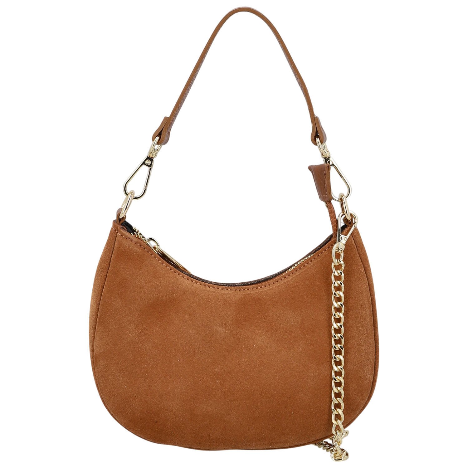 Dámska kabelka na rameno koňaková - Delami Vera Pelle Penelopa