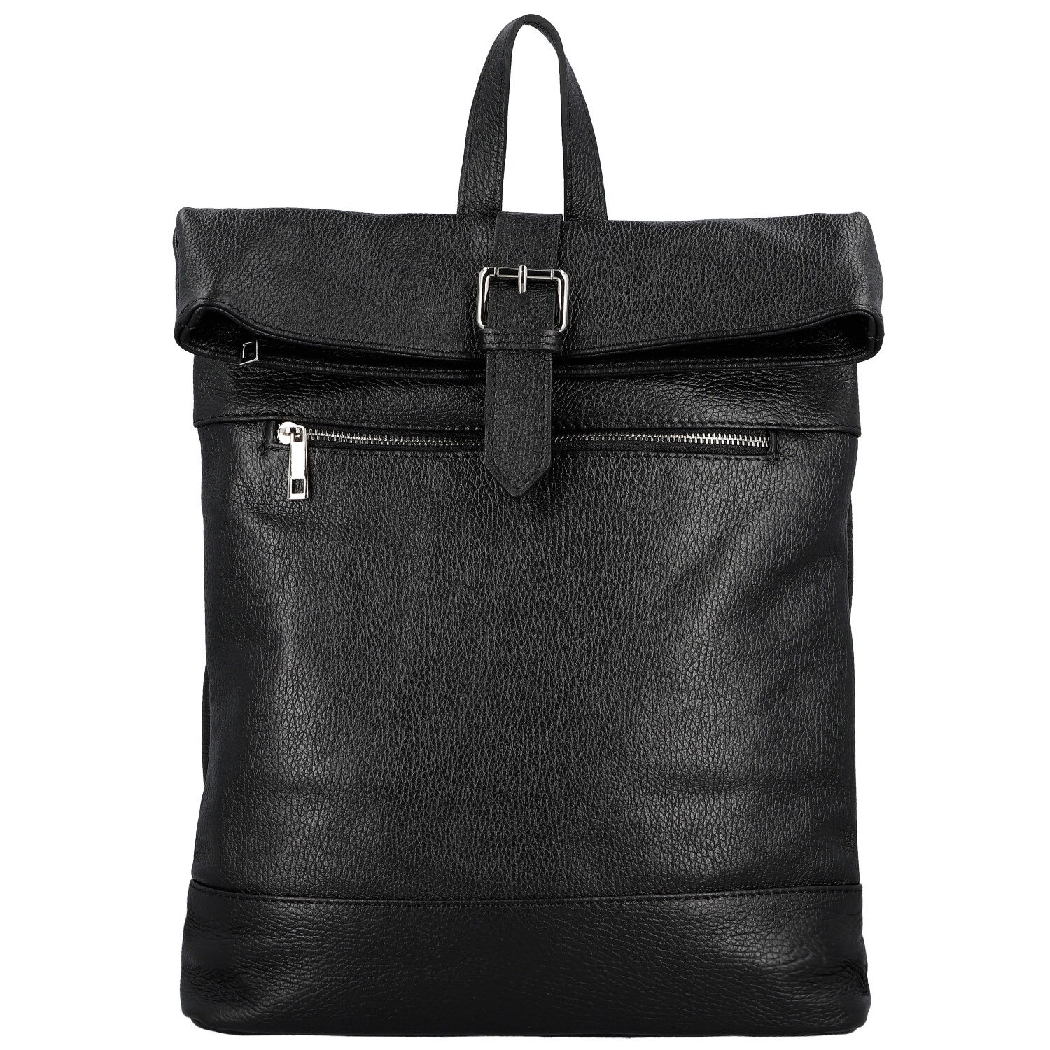 Dámsky kožený batoh čierny - Delami Vera Pelle Jorge