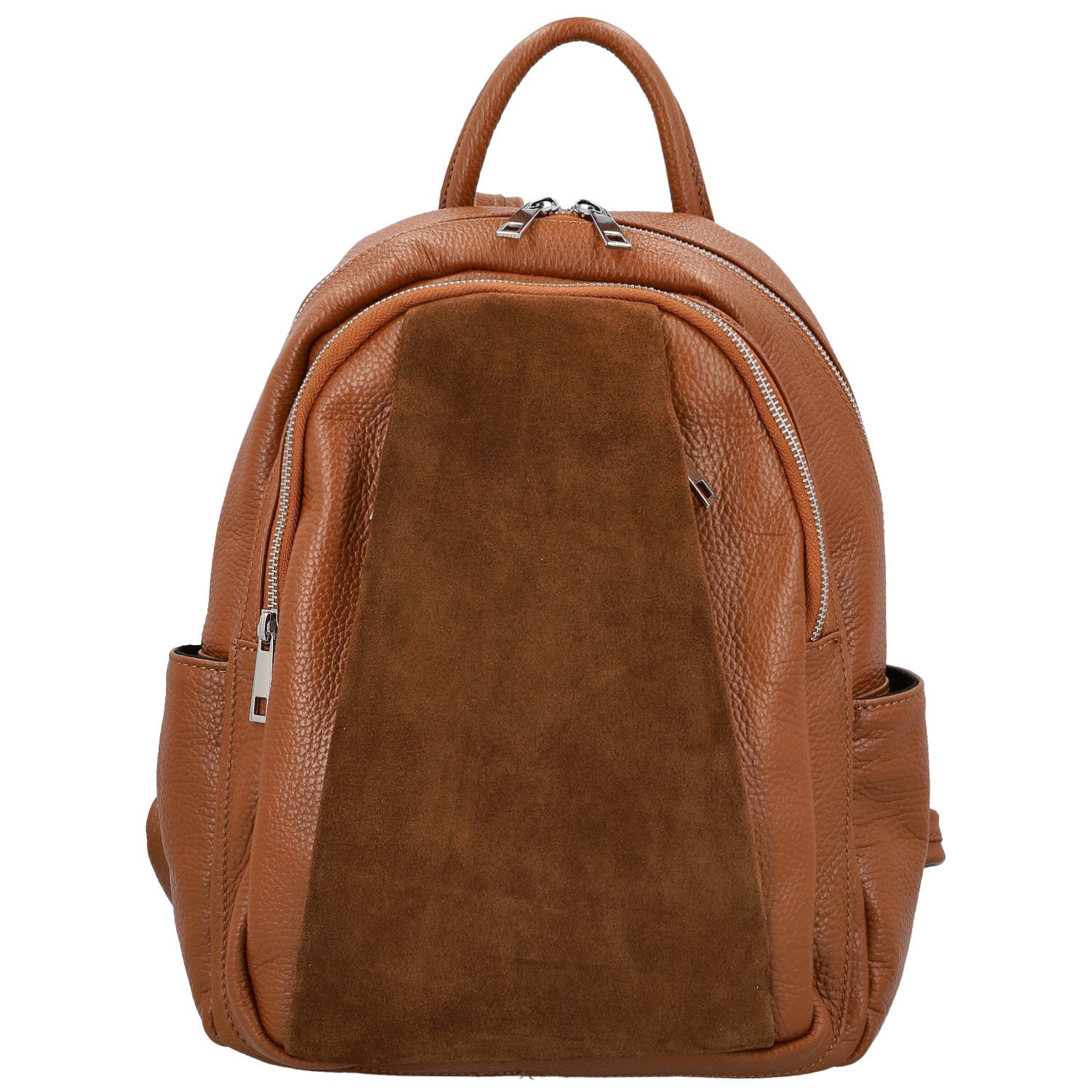 Dámsky kožený batoh koňakový - Delami Vera Pelle Naoto