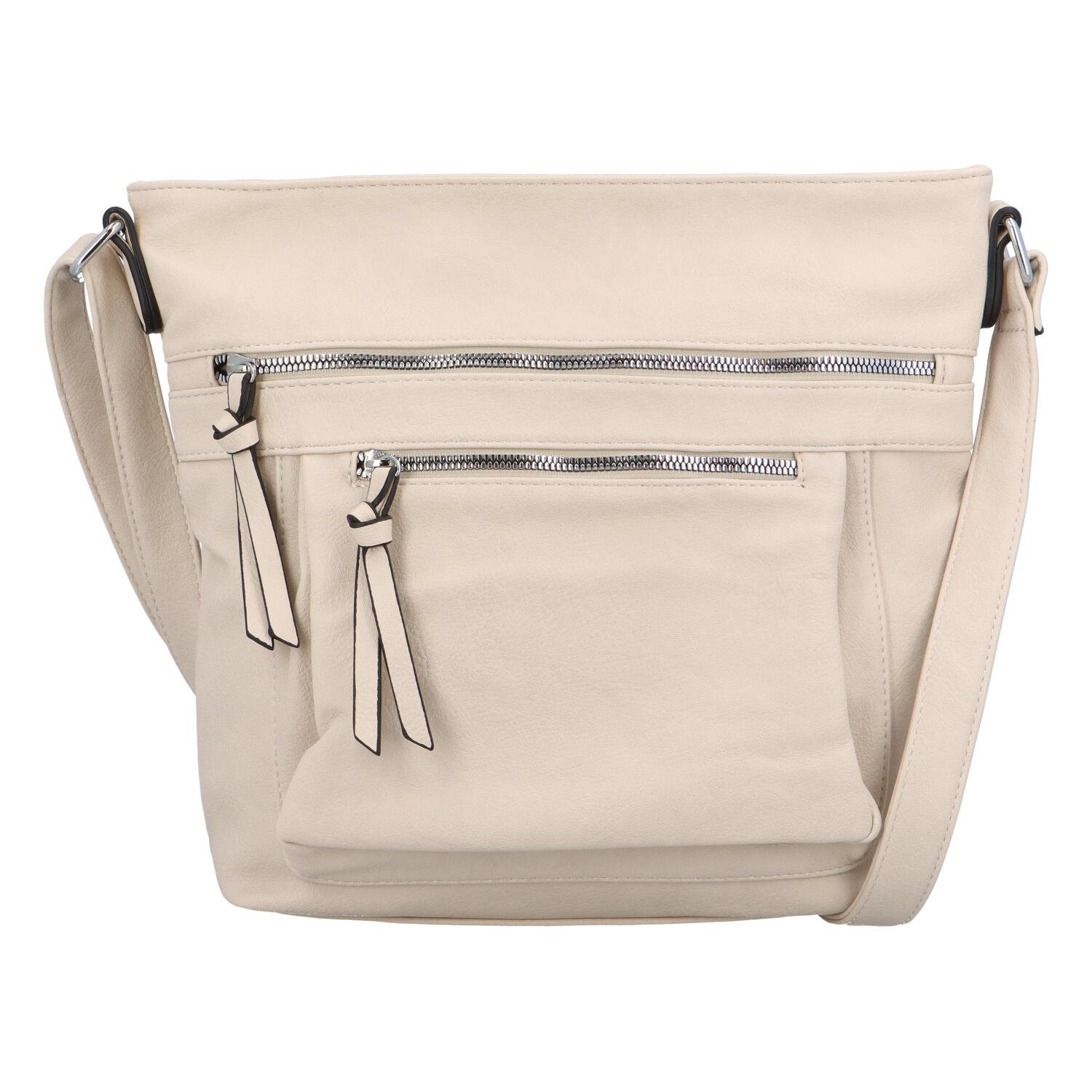 Dámska crossbody kabelka béžová - Paolo Bags Skule