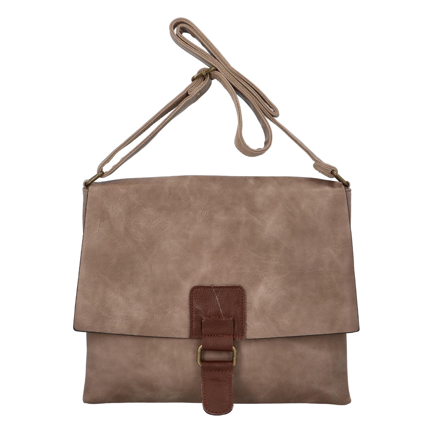 Dámska crossbody kabelka taupe - Paolo Bags Adsaast