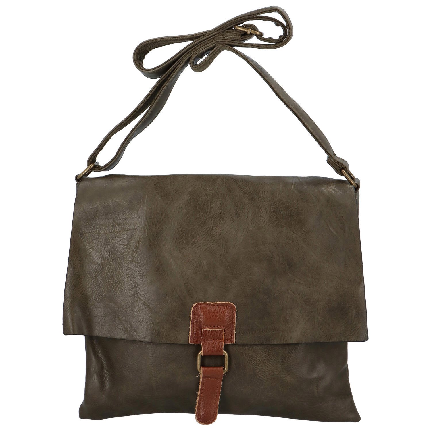 Dámska crossbody kabelka tmavozelená - Paolo Bags Erikoma