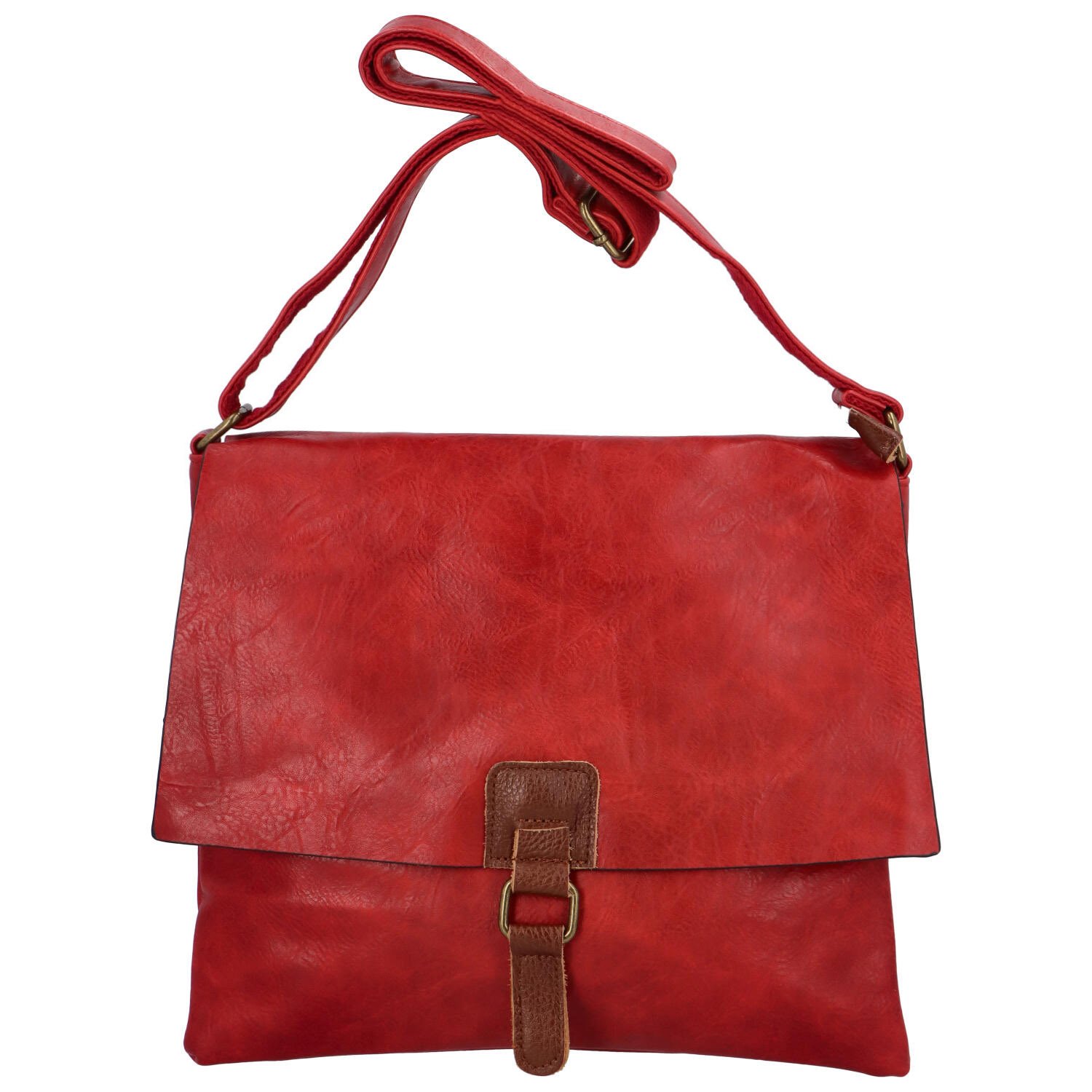 Dámska crossbody kabelka červená - Paolo Bags Erikoma