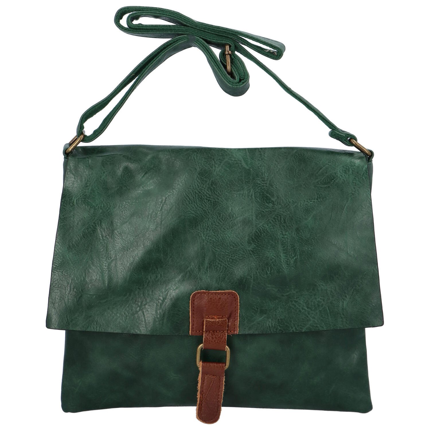 Dámska crossbody kabelka zelená - Paolo Bags Erikoma