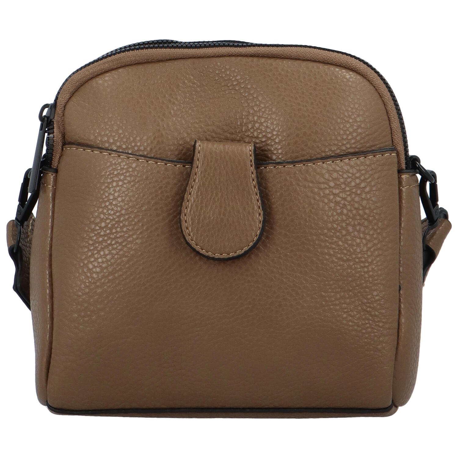 Dámska crossbody kabelka/taška zemitá hnedá - Paolo bags Sarah