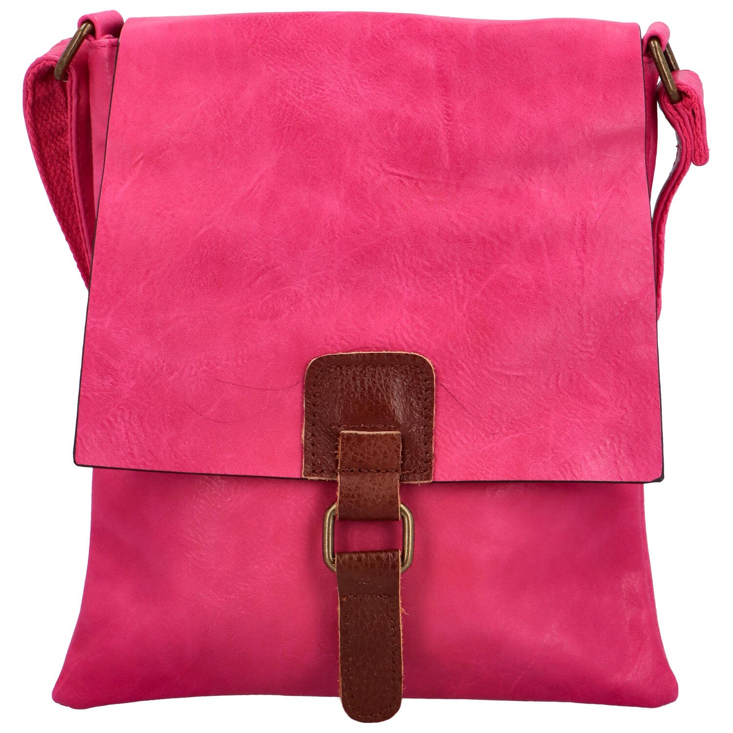 Dámska crossbody kabelka fuchsiová - Paolo bags Siwon