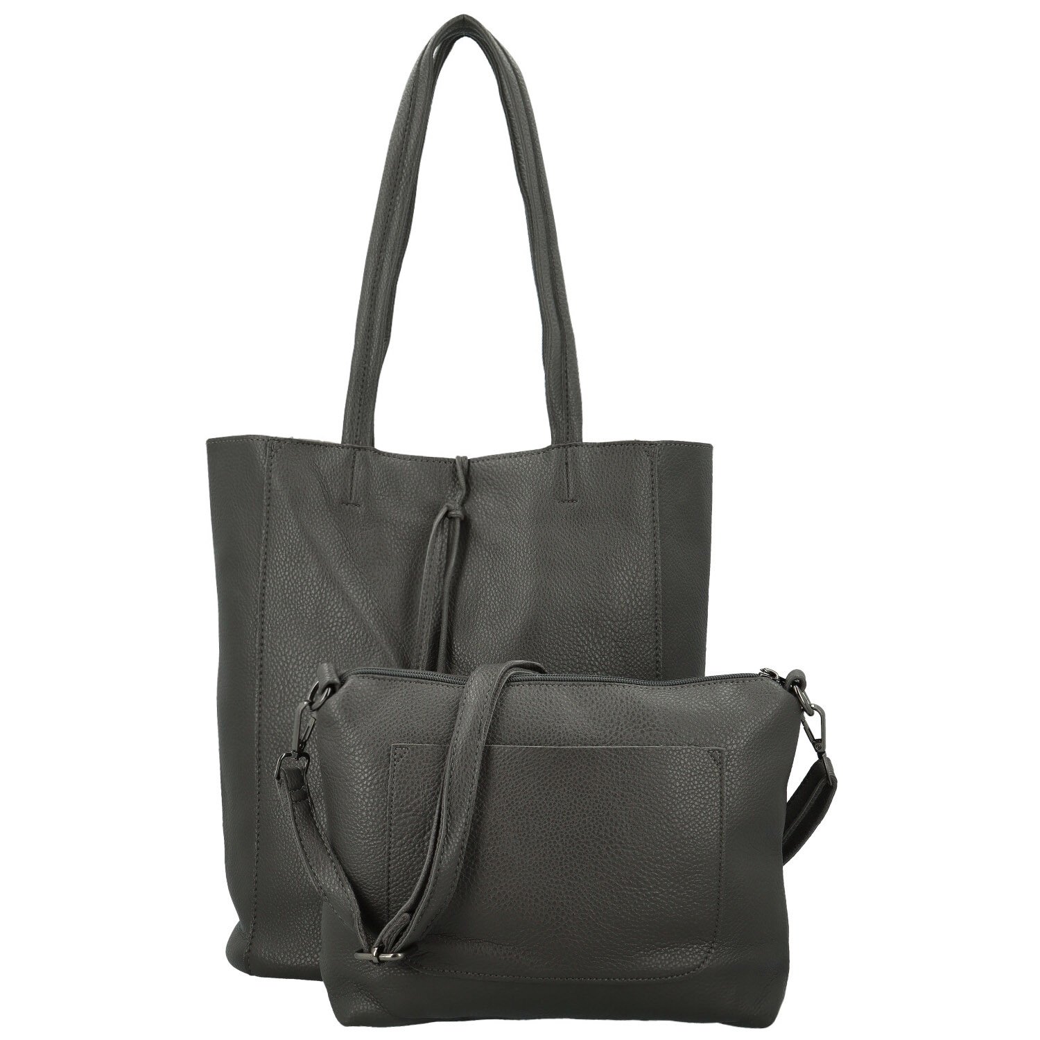 Dámsky set kabeliek tmavo šedý - Paolo bags Marika
