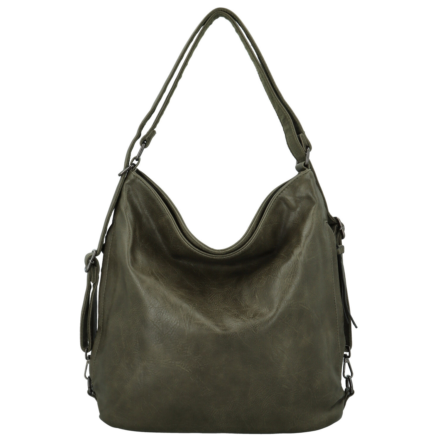 Dámsky kabelko/batoh tmavo zelený - Paolo bags Vasilia