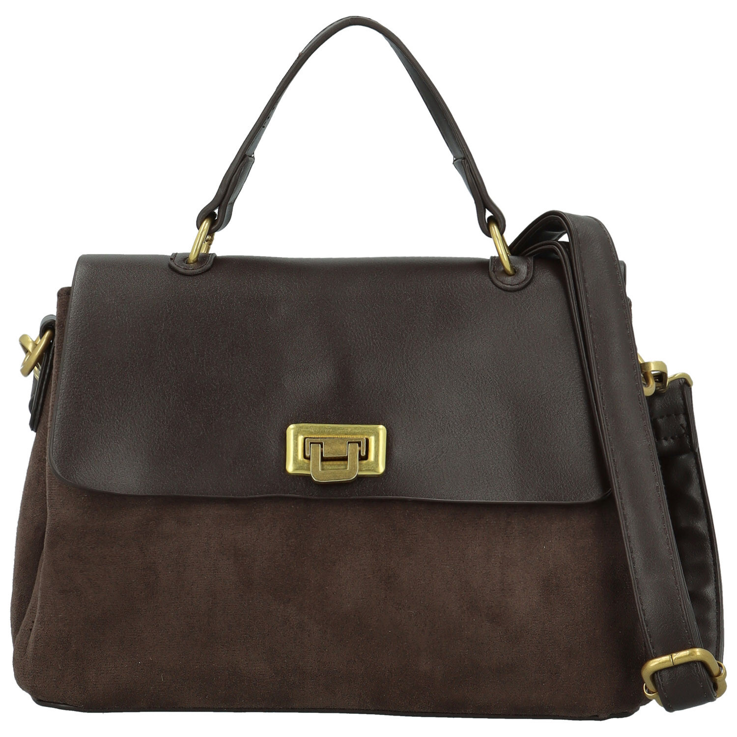 Dámska kabelka do ruky coffee - Paolo bags Tess