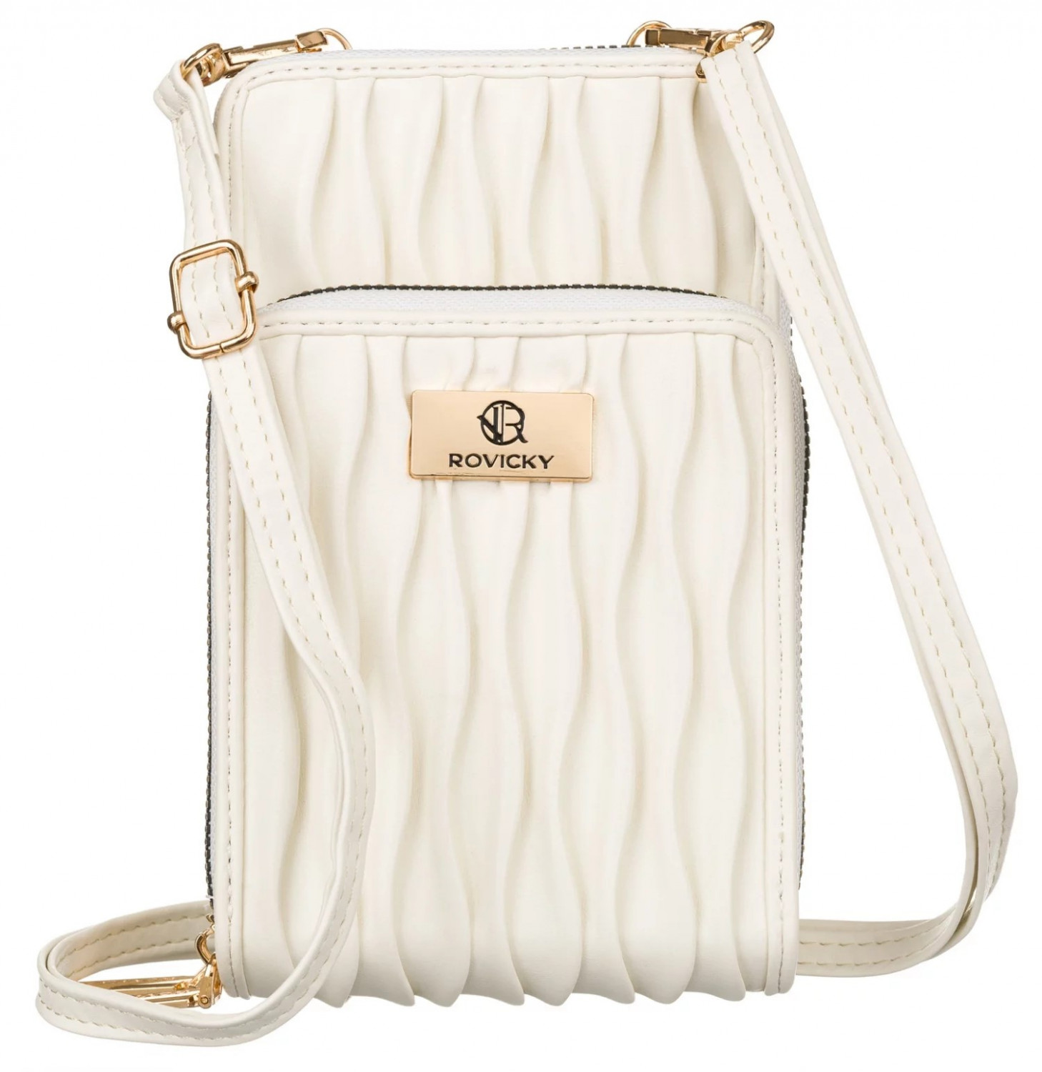 Dámska crossbody kabelka biela - Rovicky Antini