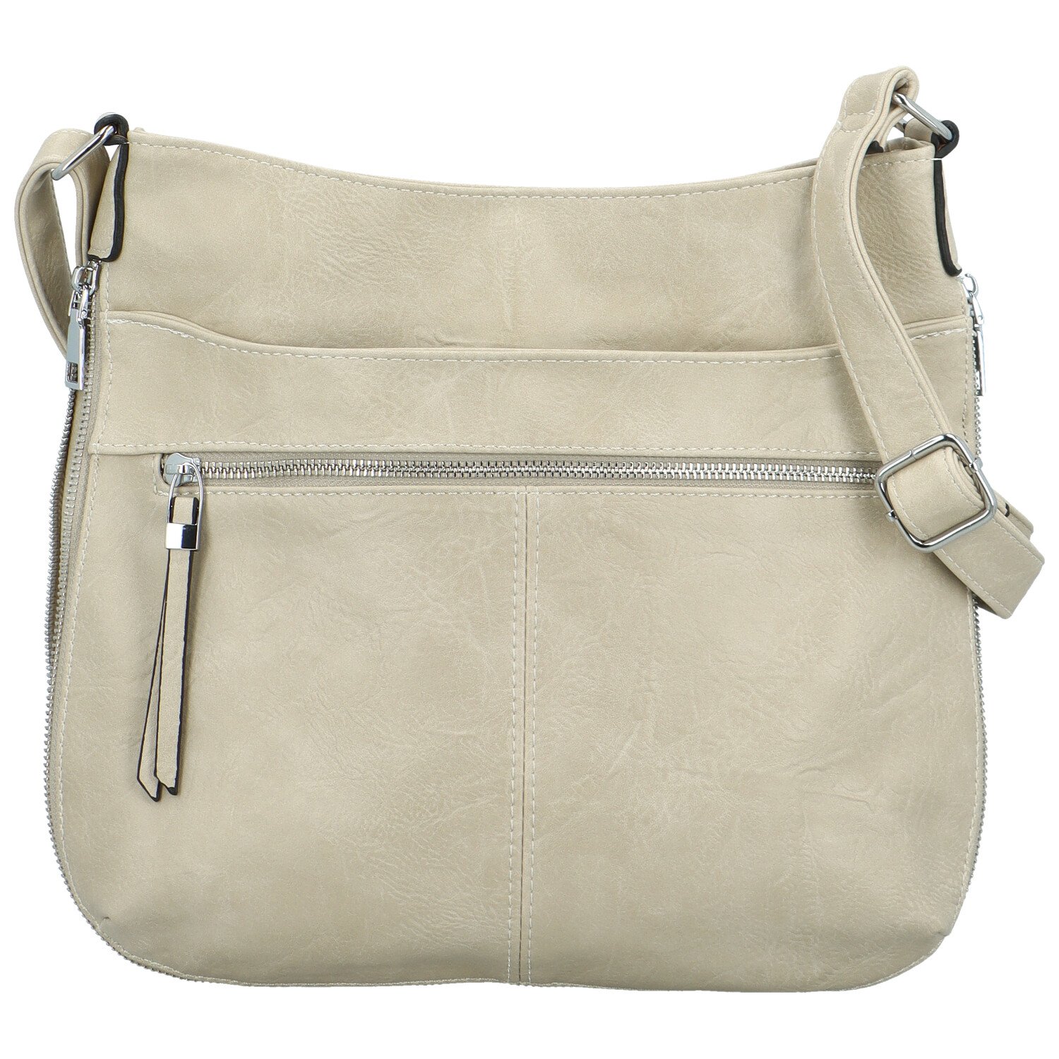 Dámska crossbody kabelka krémová - Firenze Grete new