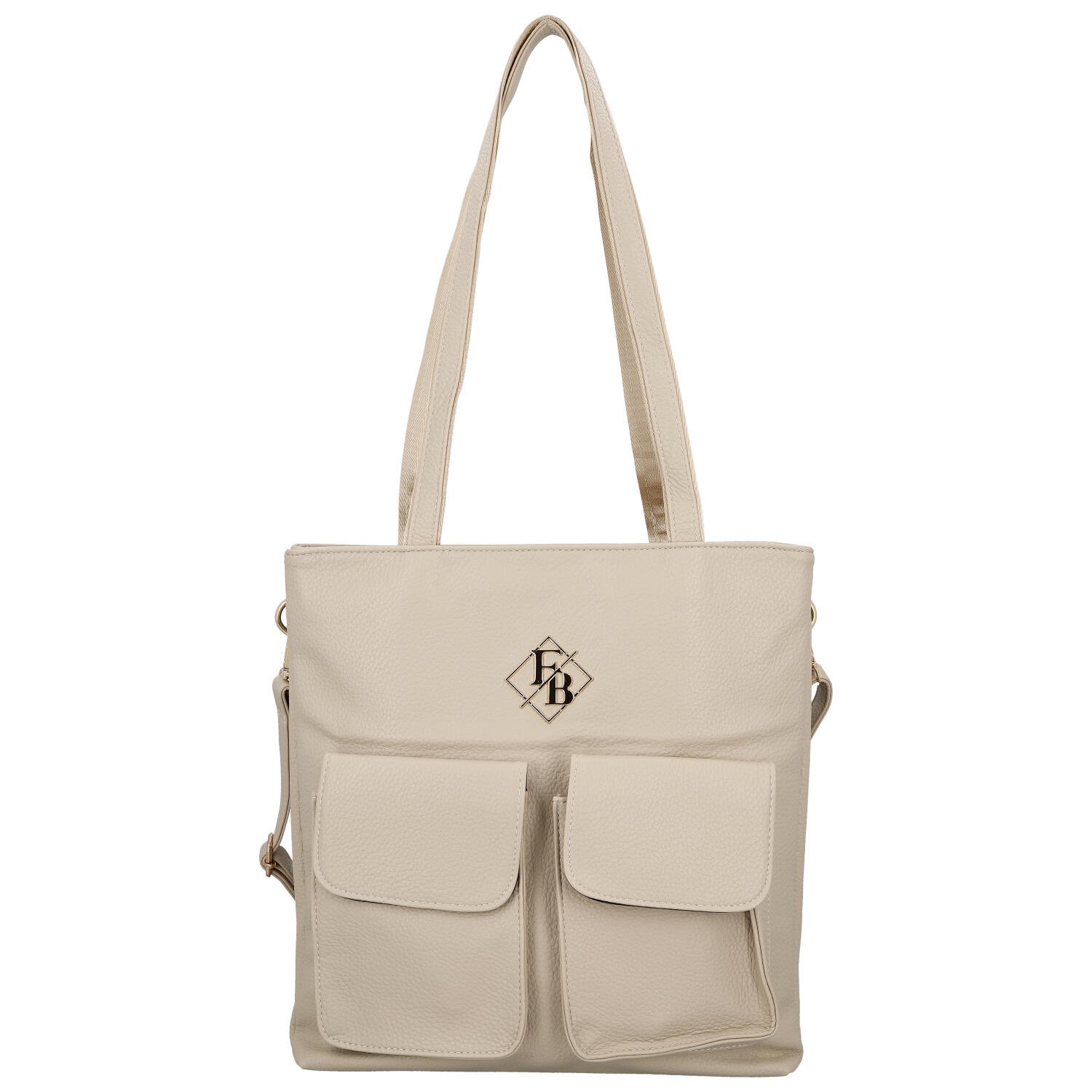 Dámska kabelka cez rameno béžová - Firenze Antini