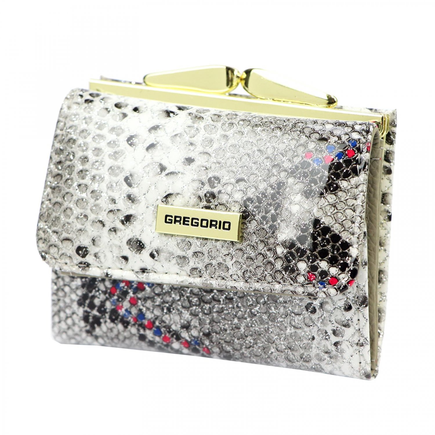 Dámska kožená peňaženka sivá - Gregorio Persida