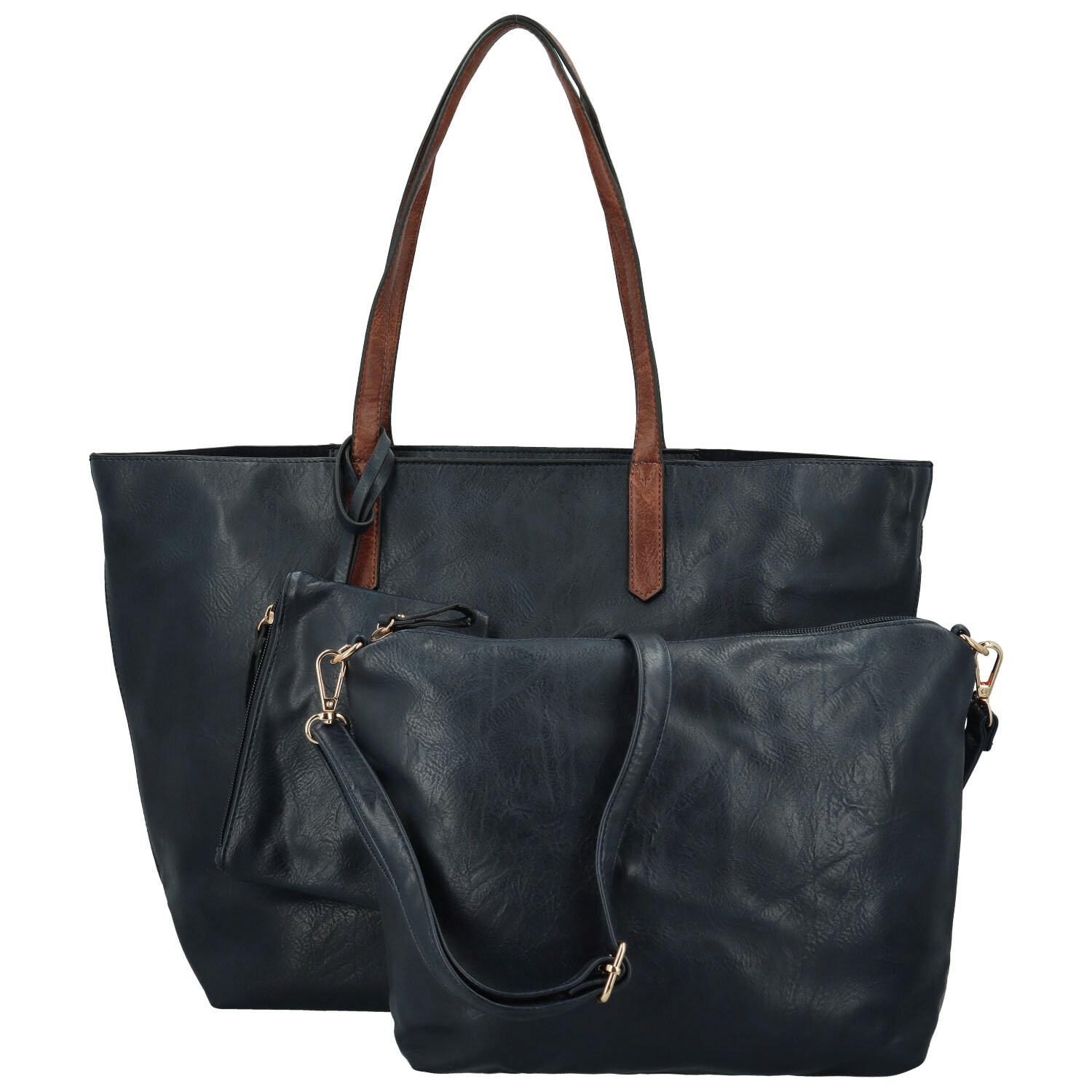 Dámsky set kabeliek tmavo modrý - Paolo bags Yema