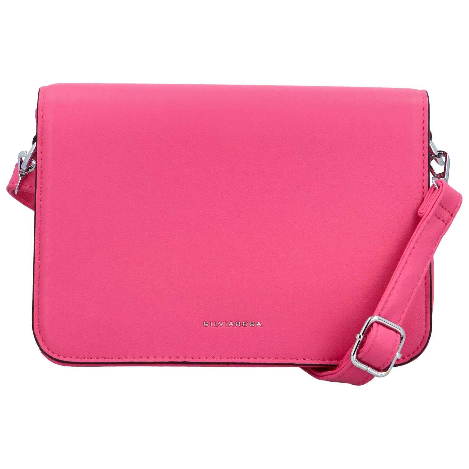 Dámska crossbody kabelka fuchsiová - Silvia Rosa Uwetta