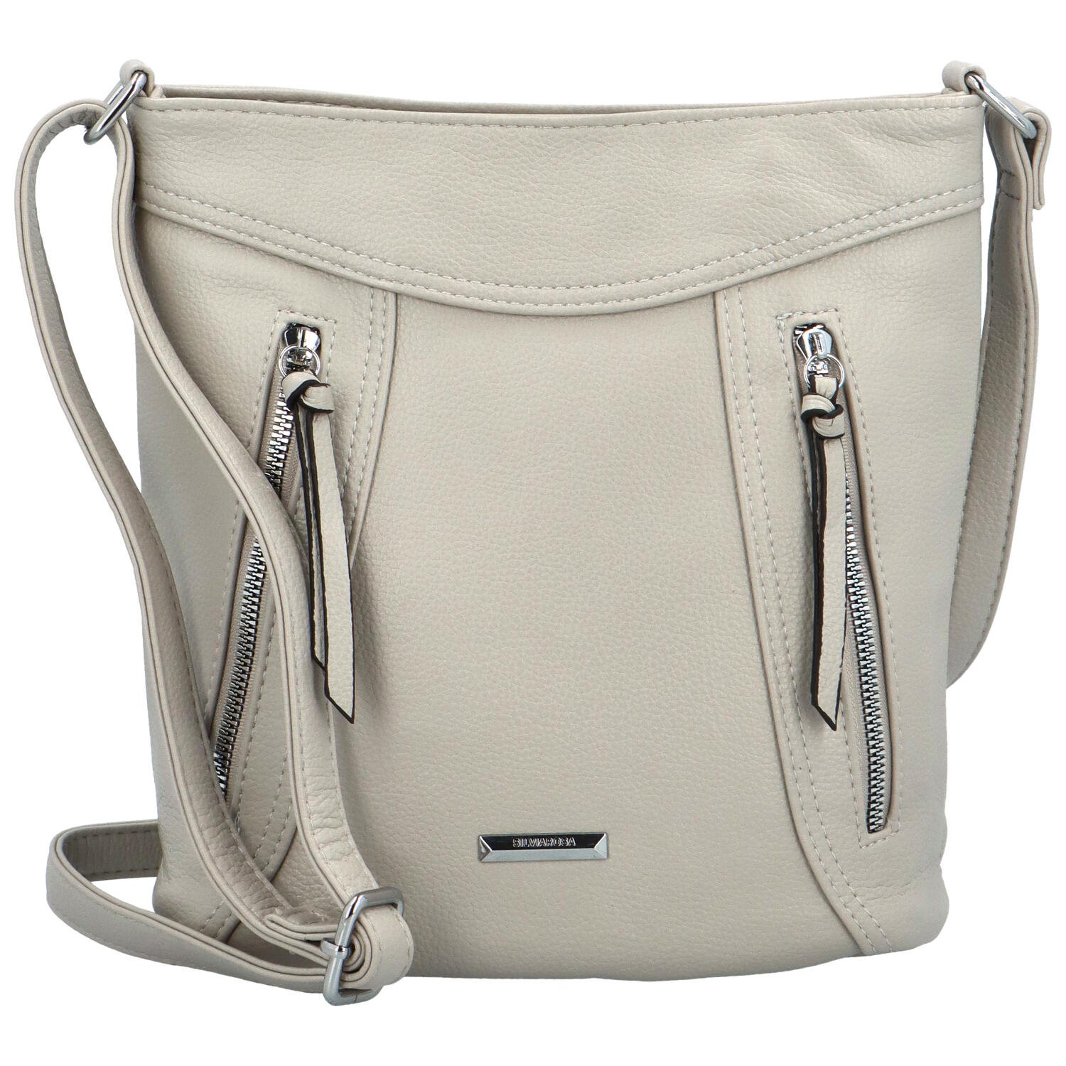 Dámska crossbody kabelka sivá - Silvia Rosa Lindsey