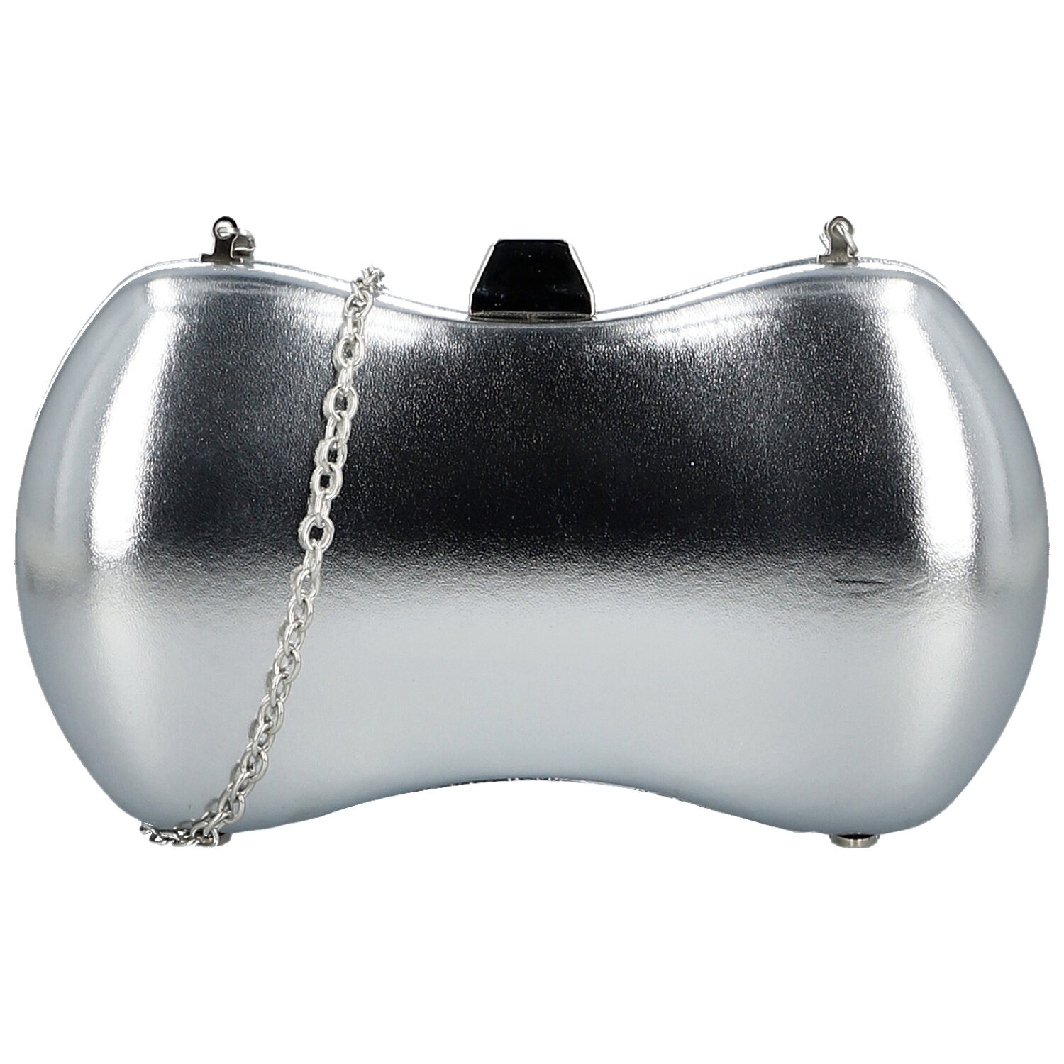 Dámska listová kabelka strieborná - Michelle Moon Editta