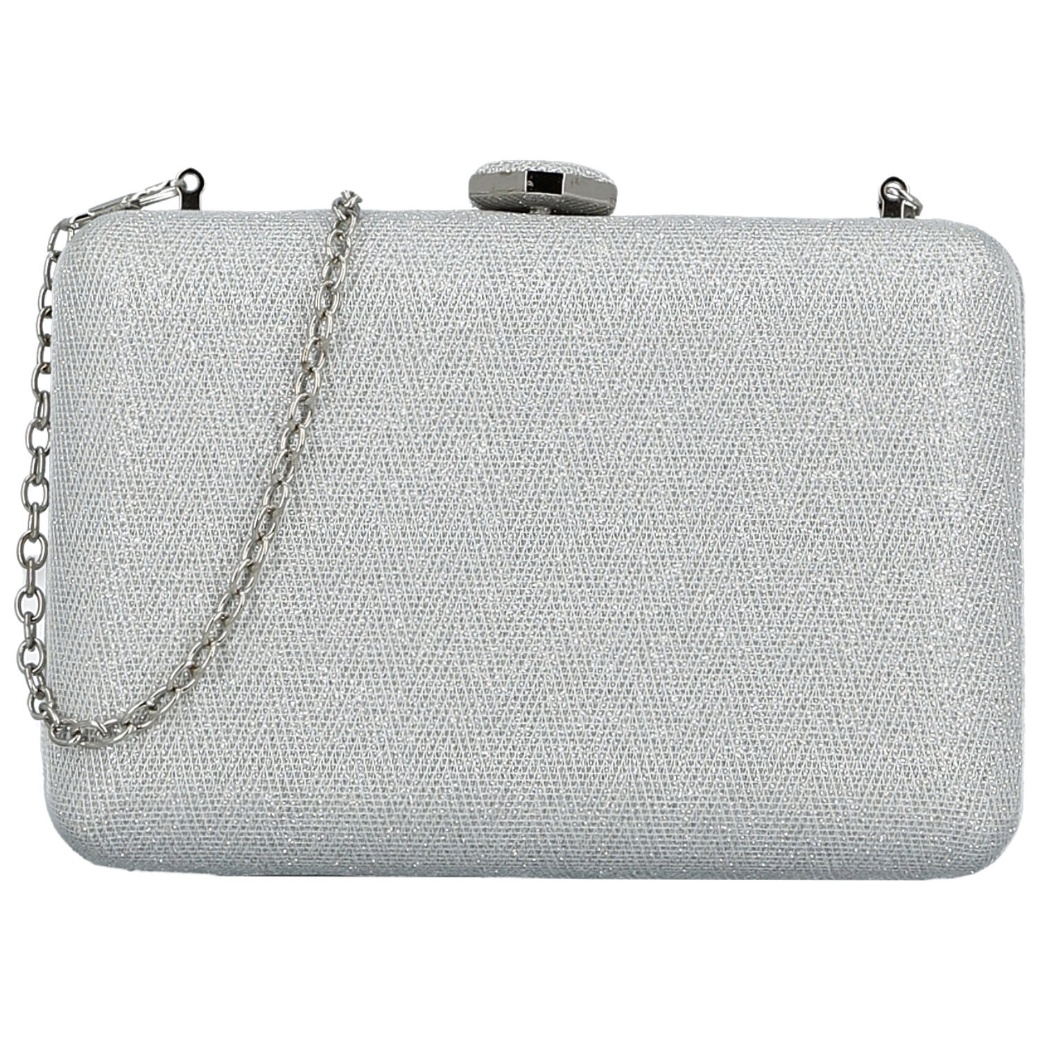 Dámska listová kabelka strieborná - Michelle Moon Oriona