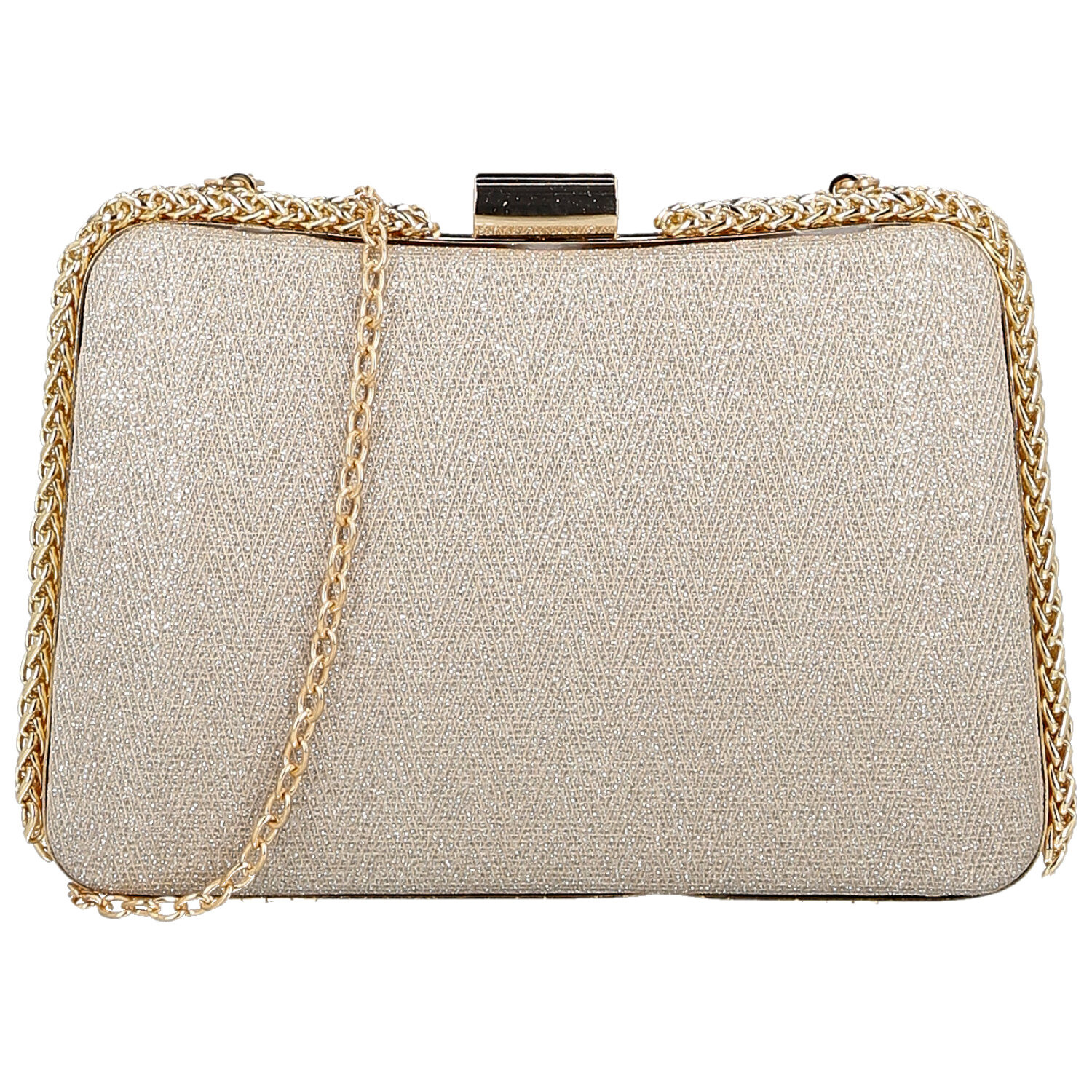 Dámska listová kabelka zlatá - Michelle Moon Patrice