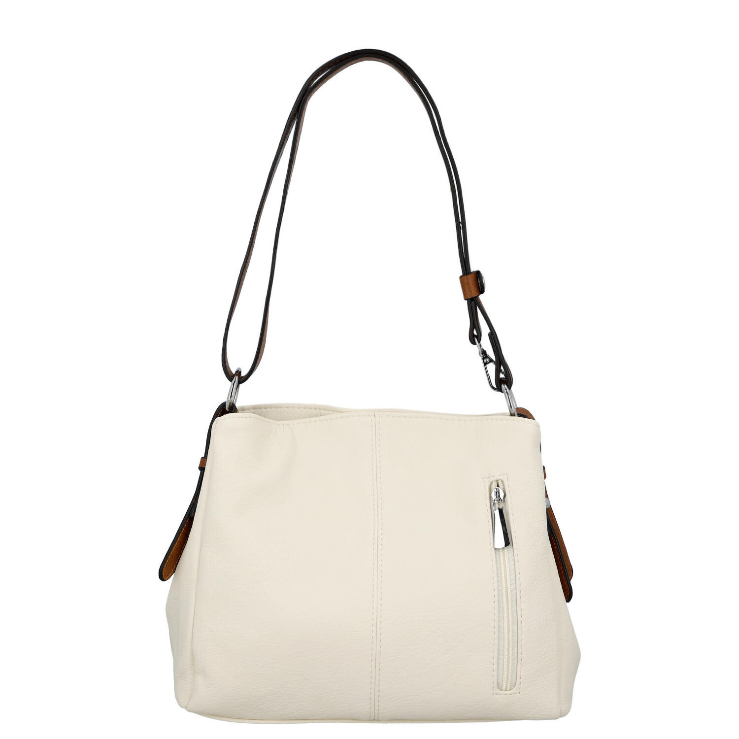 Dámska crossbody kabelka krémová - Coveri Nelli