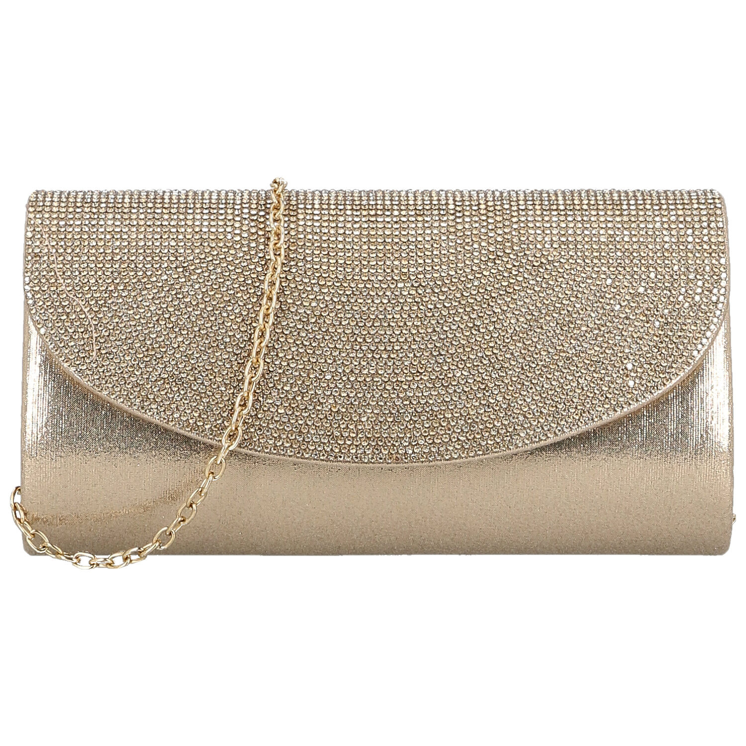 Dámska listová kabelka zlatá - Michelle Moon Adelle