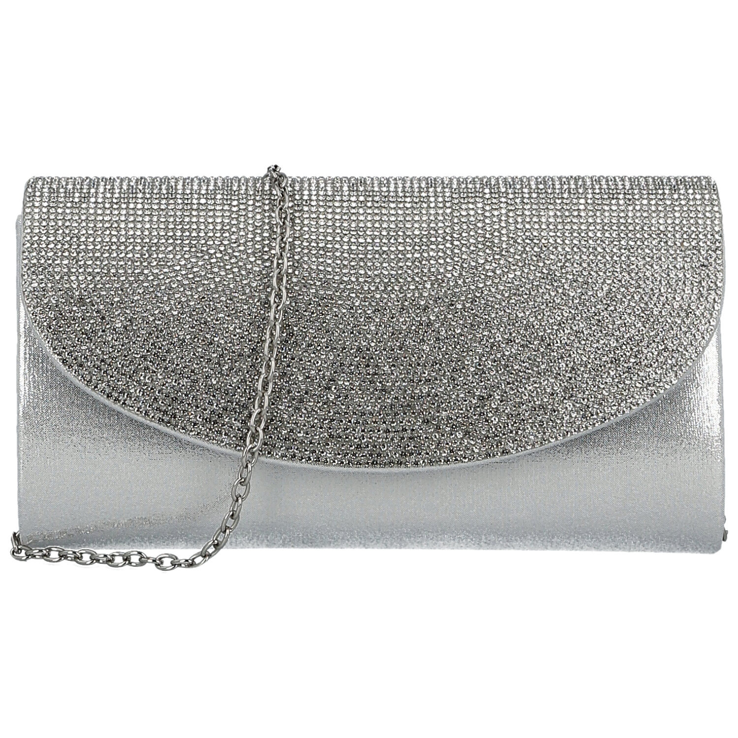 Dámska listová kabelka strieborná - Michelle Moon Adelle