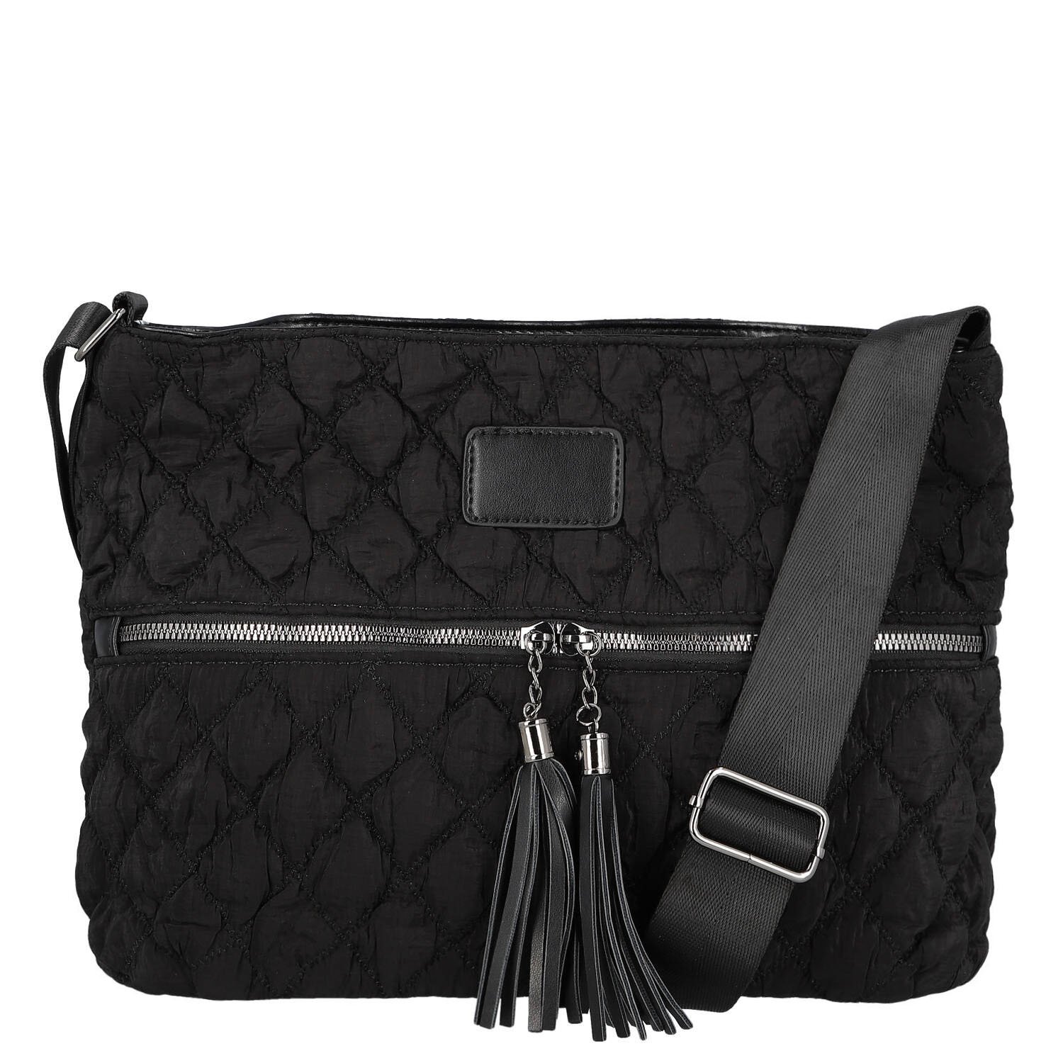 Dámska crossbody kabelka čierna - Firenze Nellisa