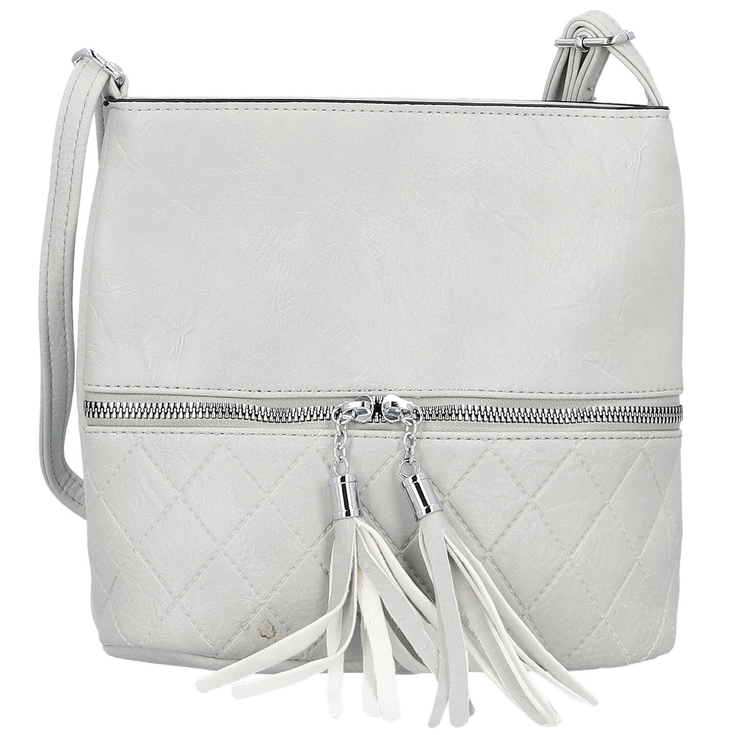 Dámska crossbody kabelka šedá - Firenze Emila