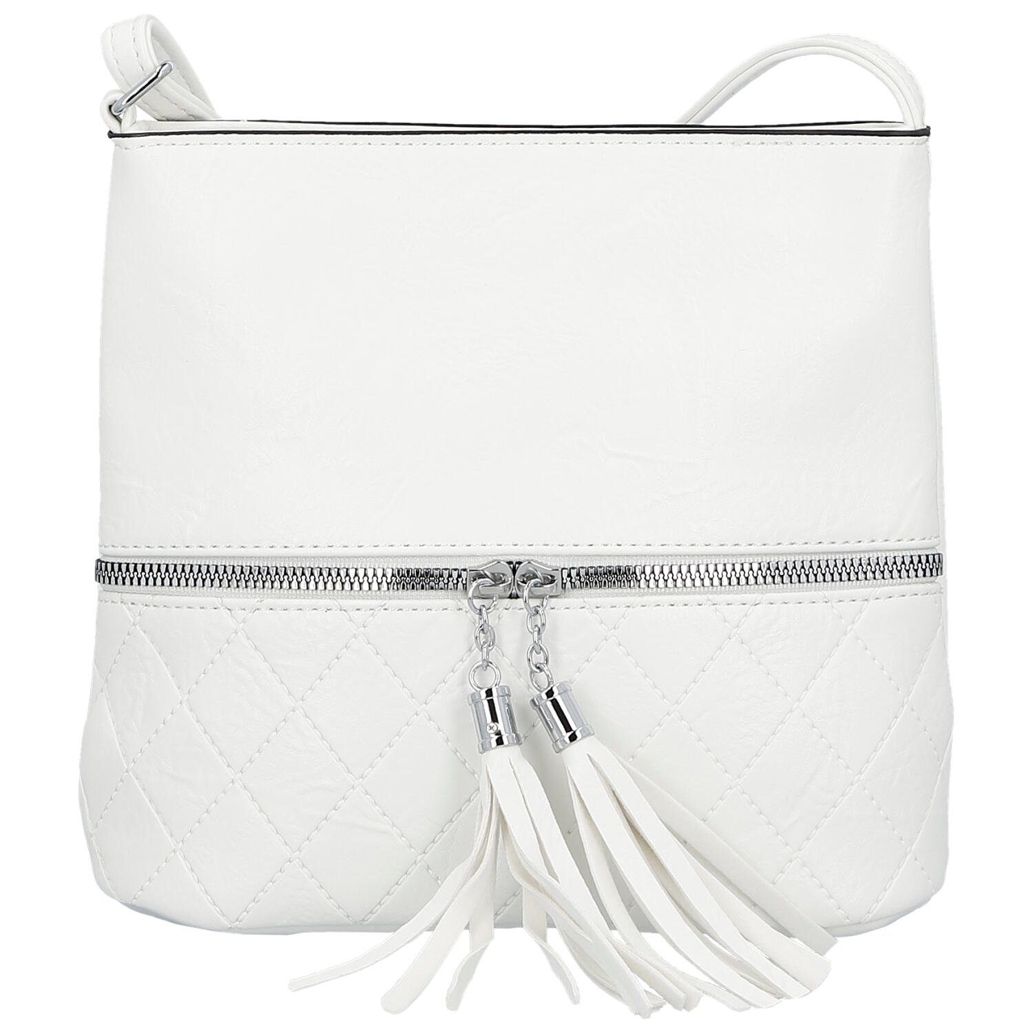 Dámska crossbody kabelka biela - Firenze Emila