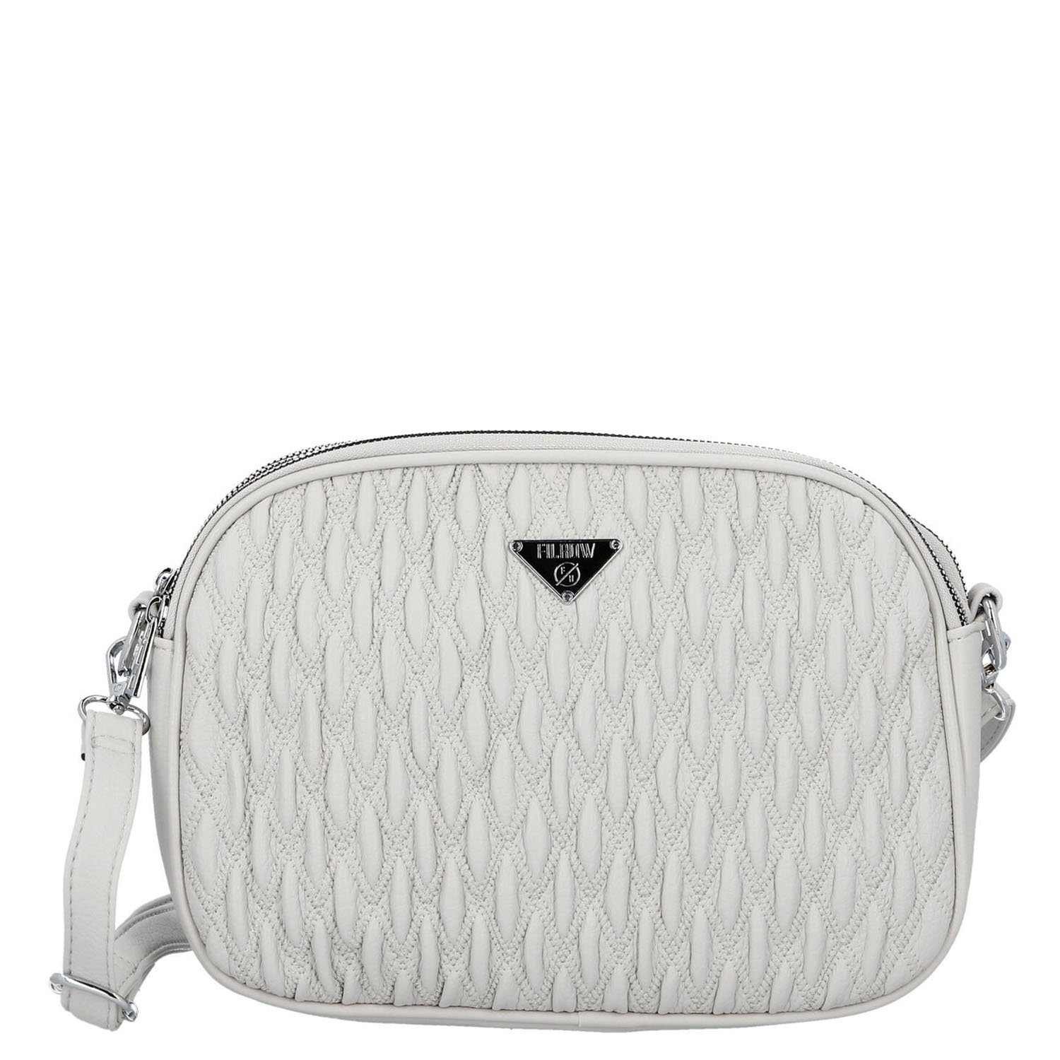 Dámska crossbody kabelka svetlo šedá - Firenze Galisia