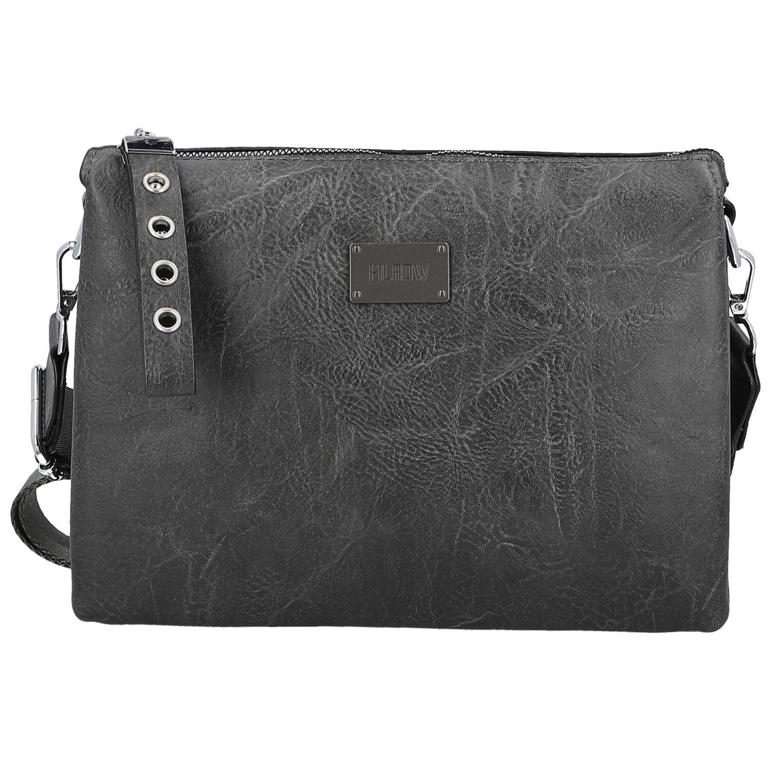 Dámska crossbody kabelka tmavo šedá - Firenze Wiviena