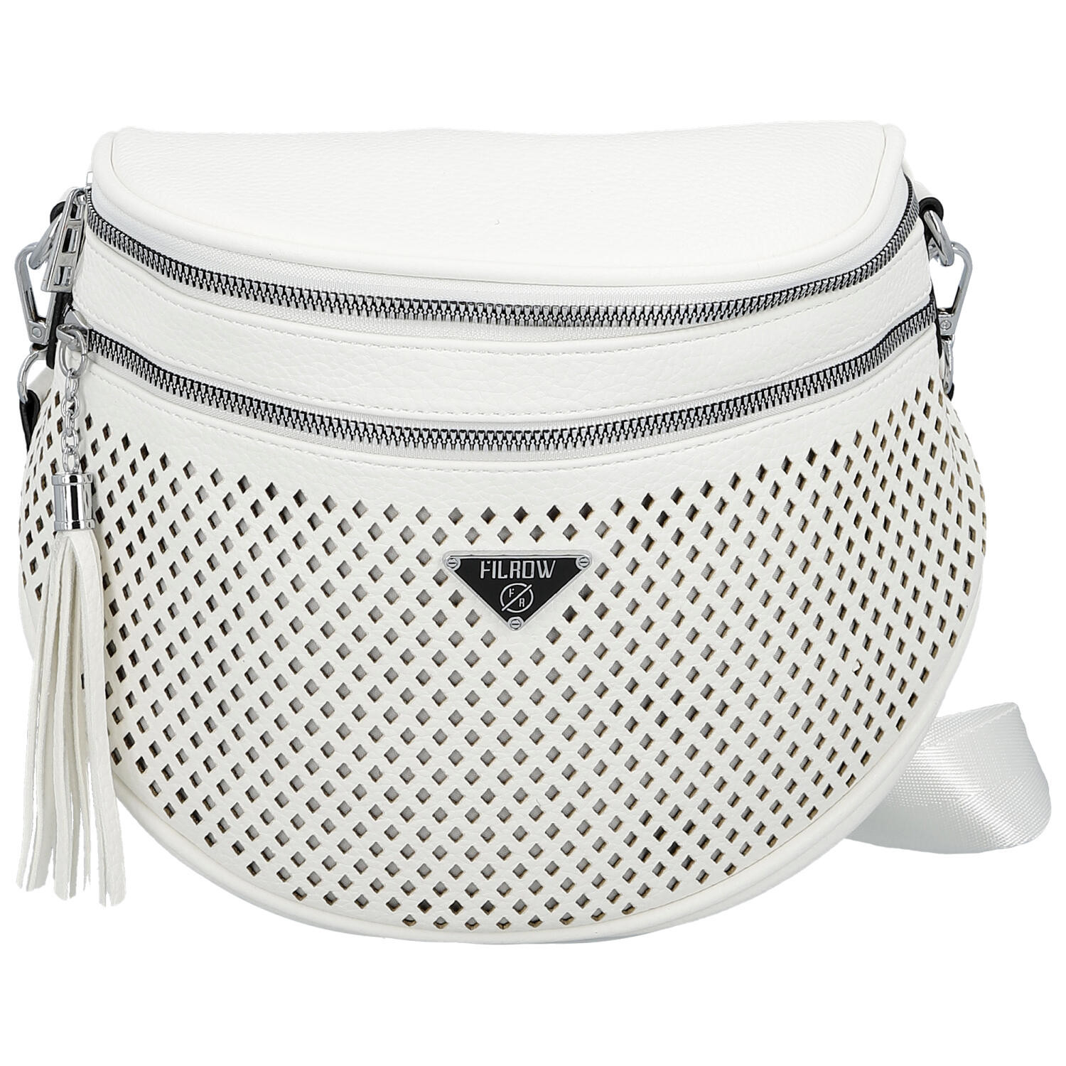 Dámska kabelka/ľadvinka biela - Firenze Valeri