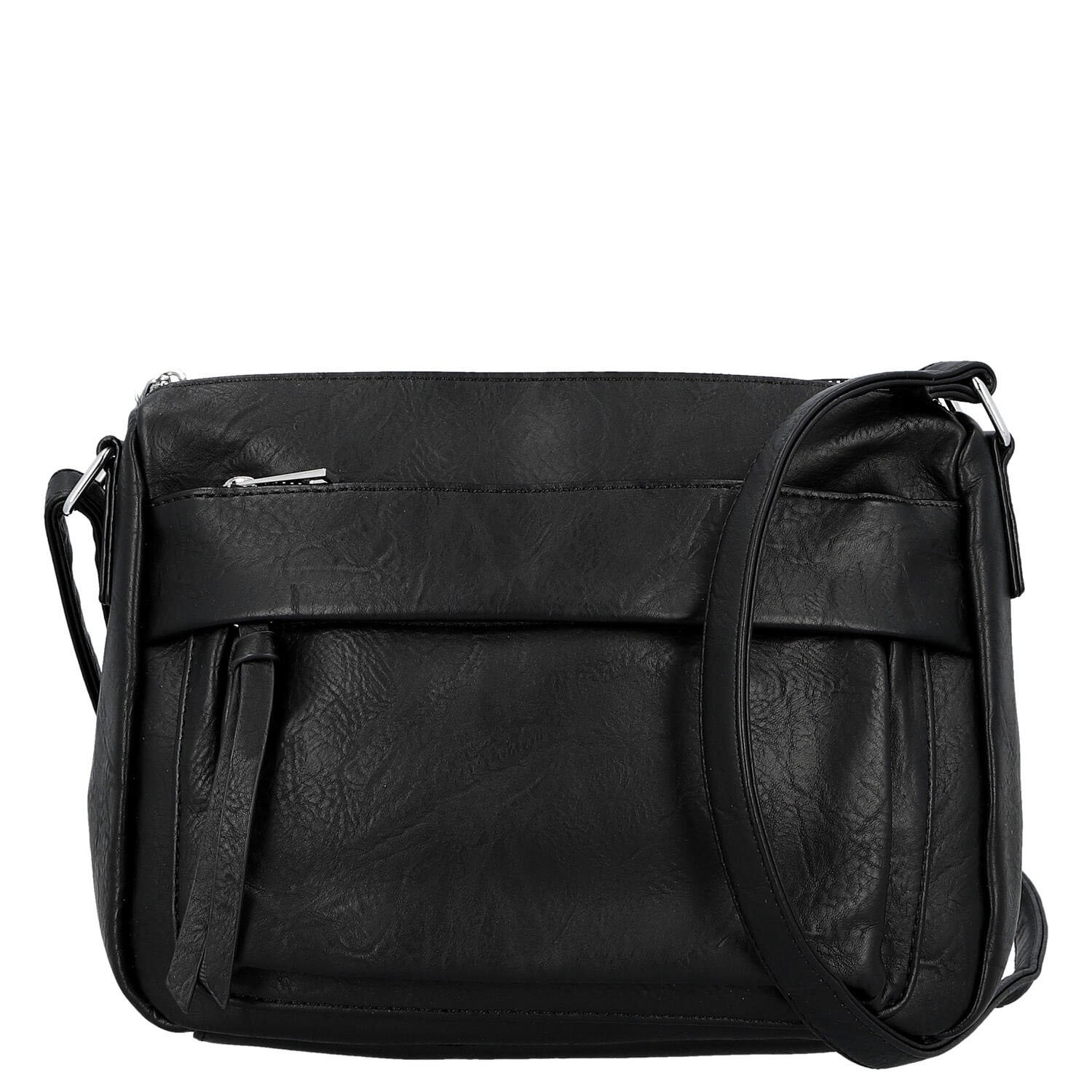 Dámska crossbody kabelka čierna - Firenze Arafia