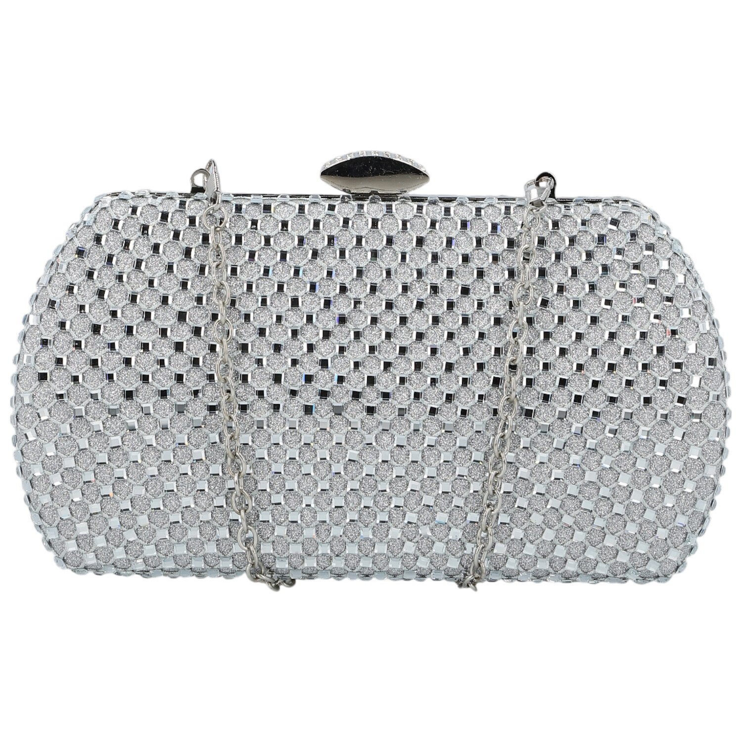 Dámska listová kabelka strieborná - Michelle Moon Estina