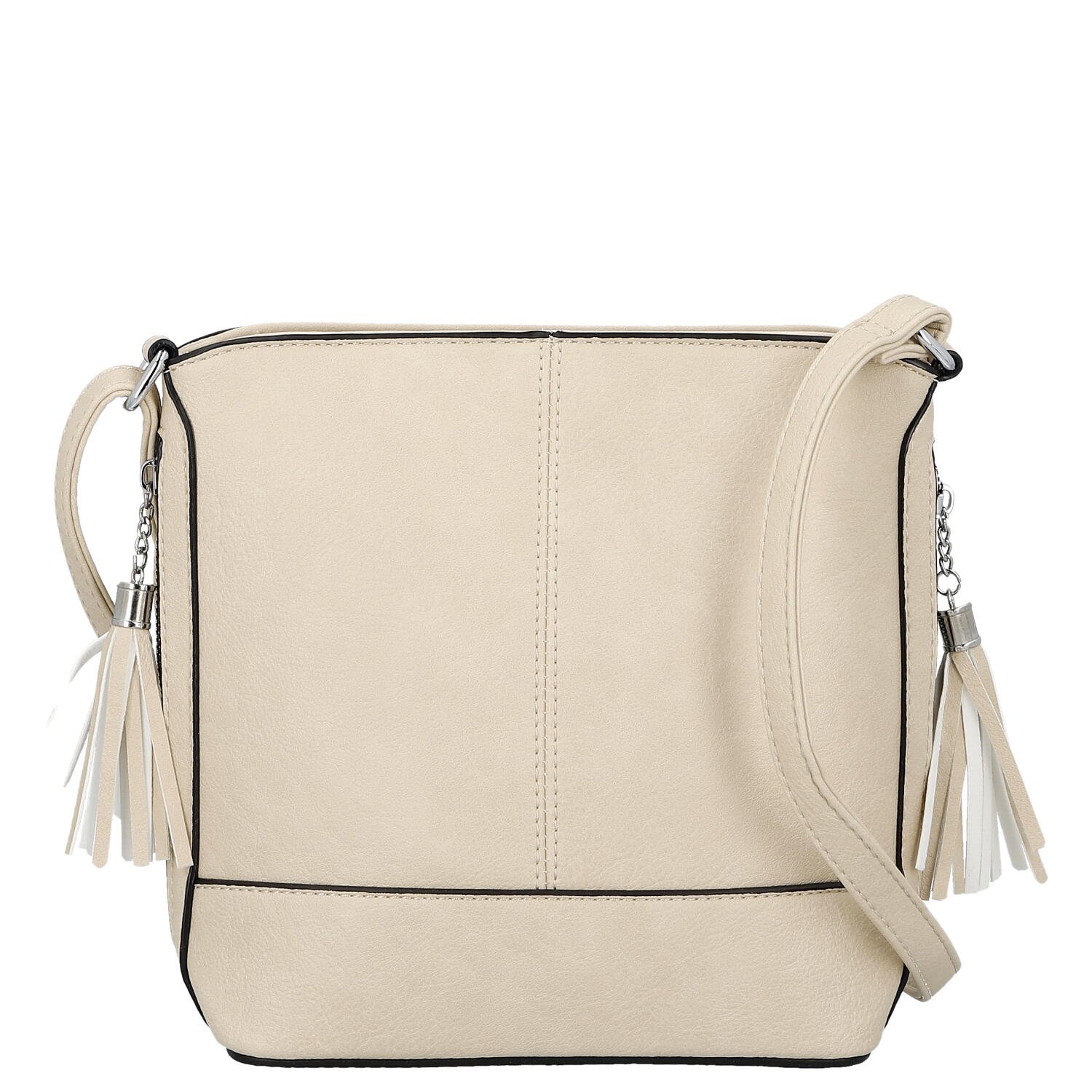 Dámska crossbody kabelka béžová - Firenze Alevin