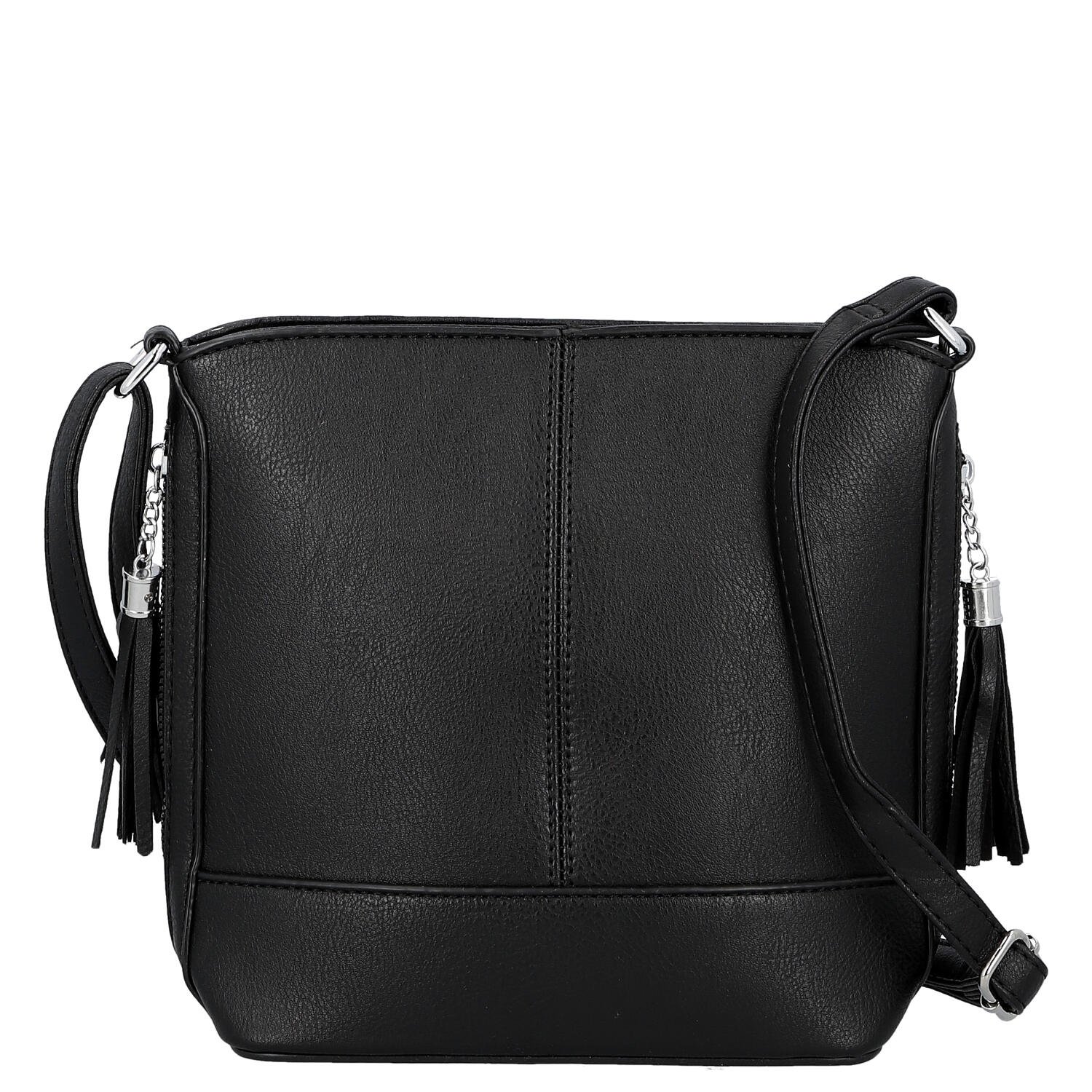Dámska crossbody kabelka čierna - Firenze Alevin