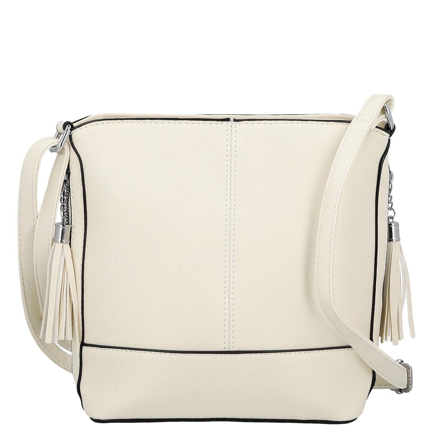 Dámska crossbody kabelka krémová - Firenze Alevin