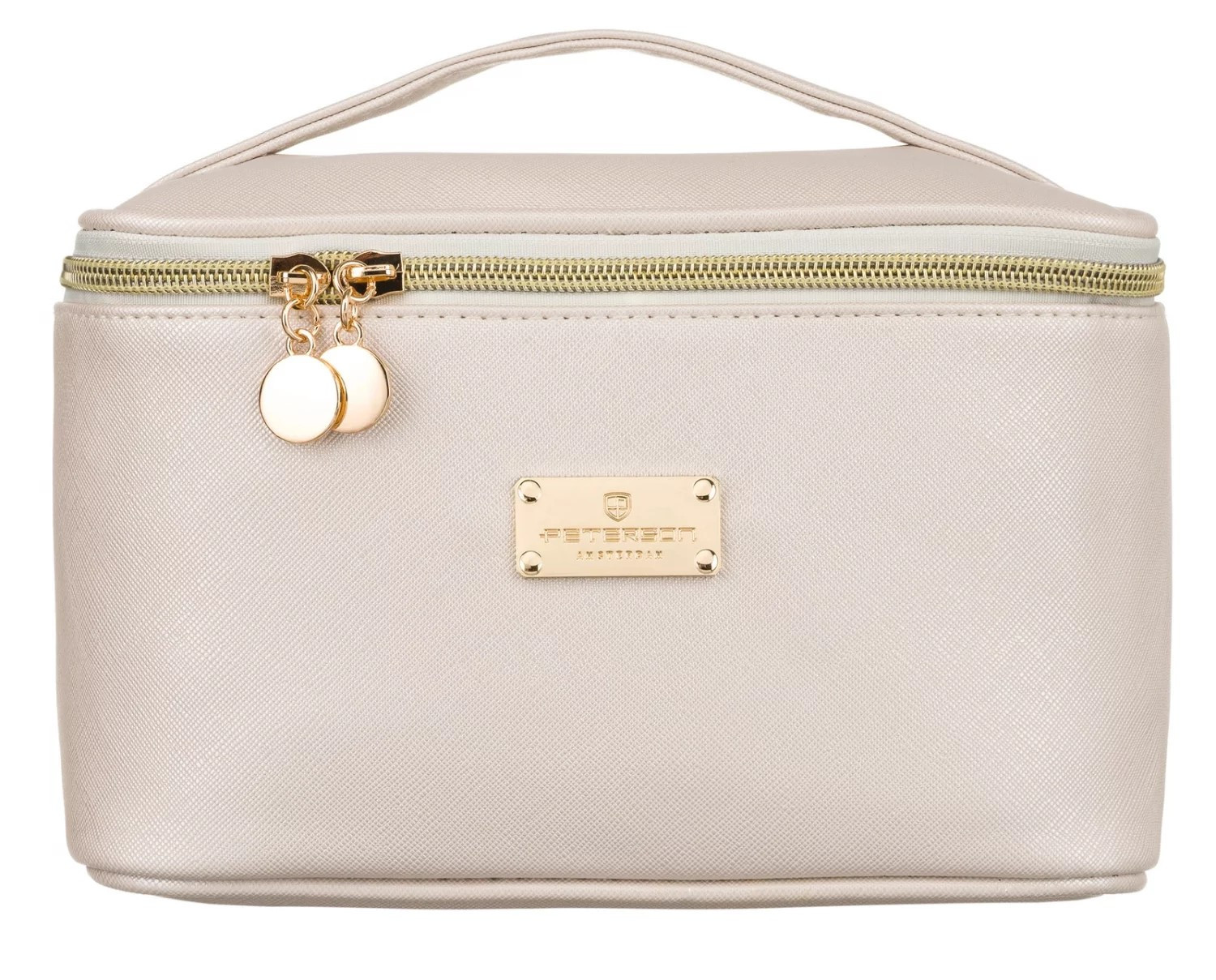 Dámska kozmetická taška krémová - Peterson Selwyn