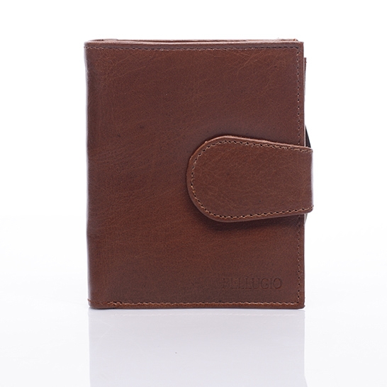 Dámska štýlová kožená peňaženka hnedá - Ellini Dahlia