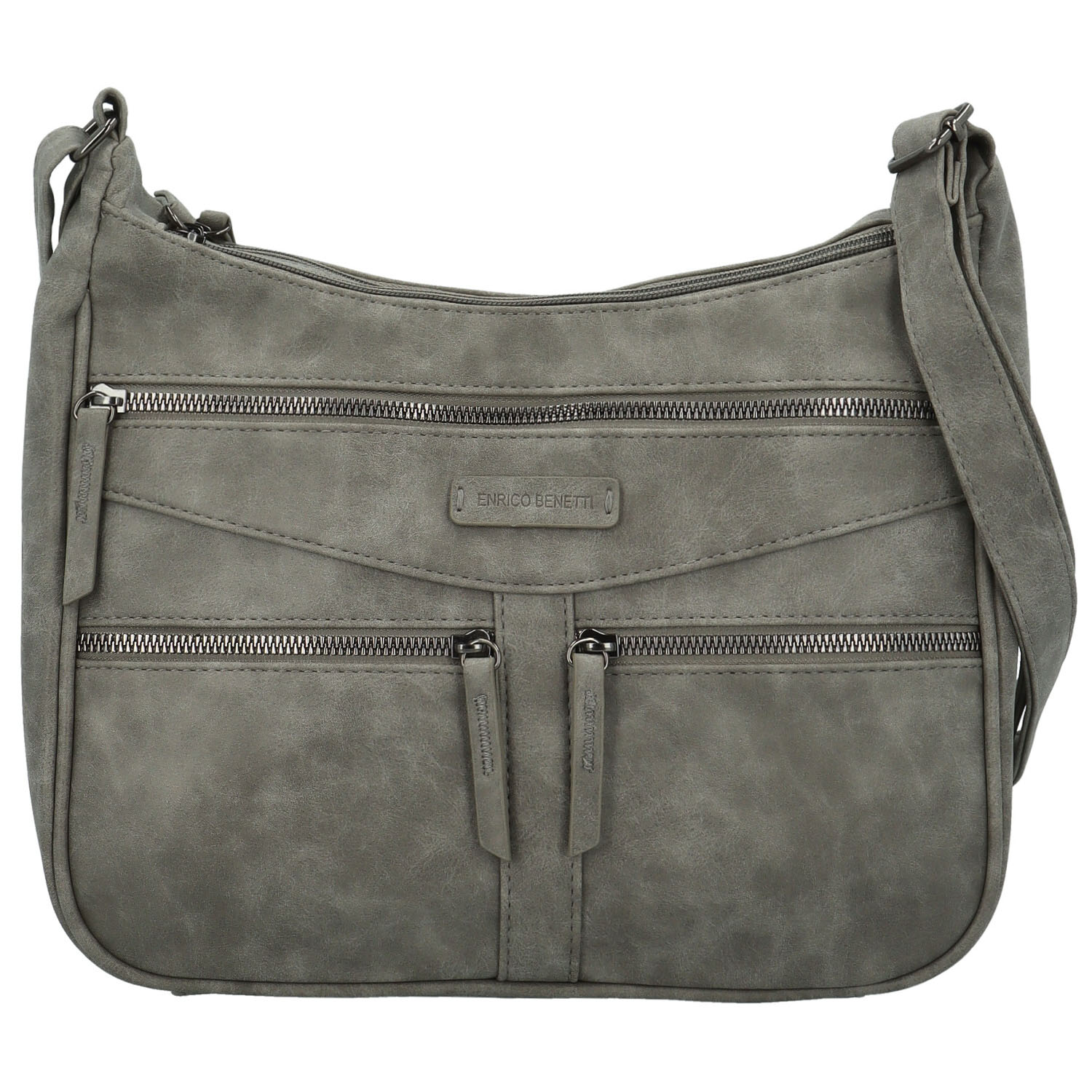 Dámska crossbody kabelka šedá - Enrico Benetti Iballa