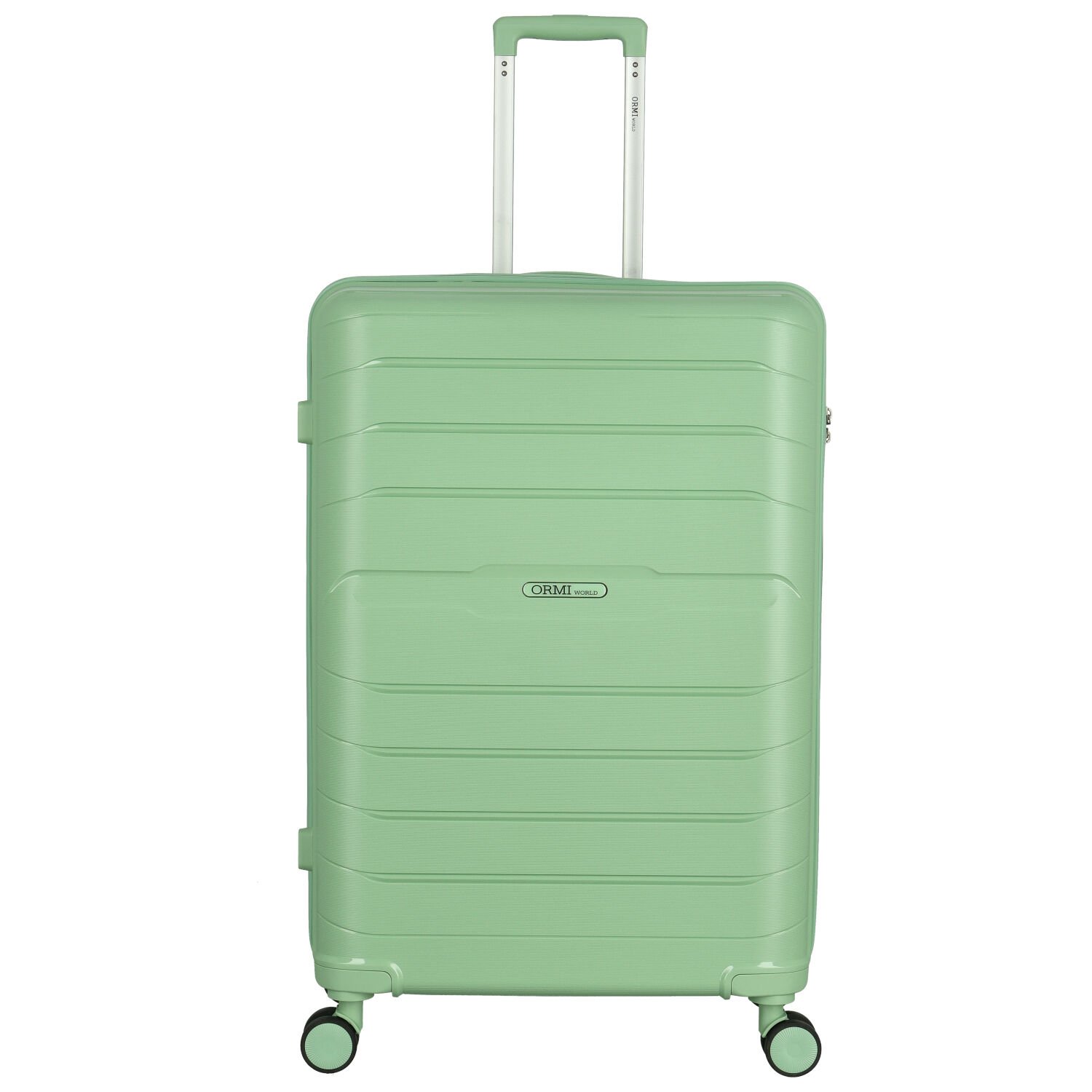 Cestovný plastový kufor svetlo zelený - Ormi Hiep L