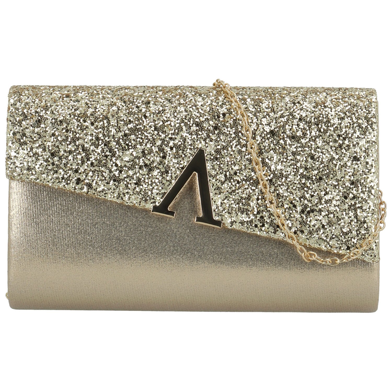 Dámska listová kabelka zlatá - Michelle Moon Athina