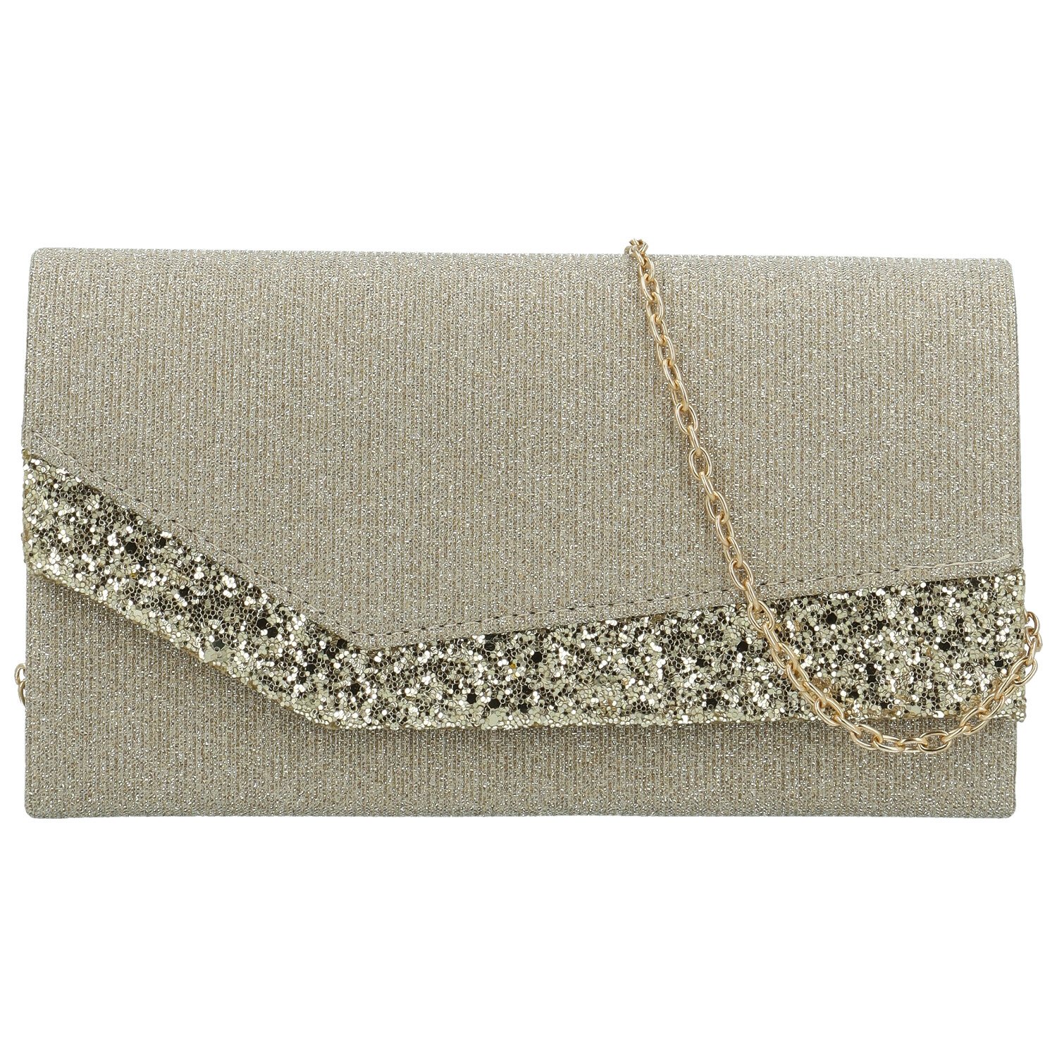 Dámska listová kabelka zlatá - Michelle Moon Korina